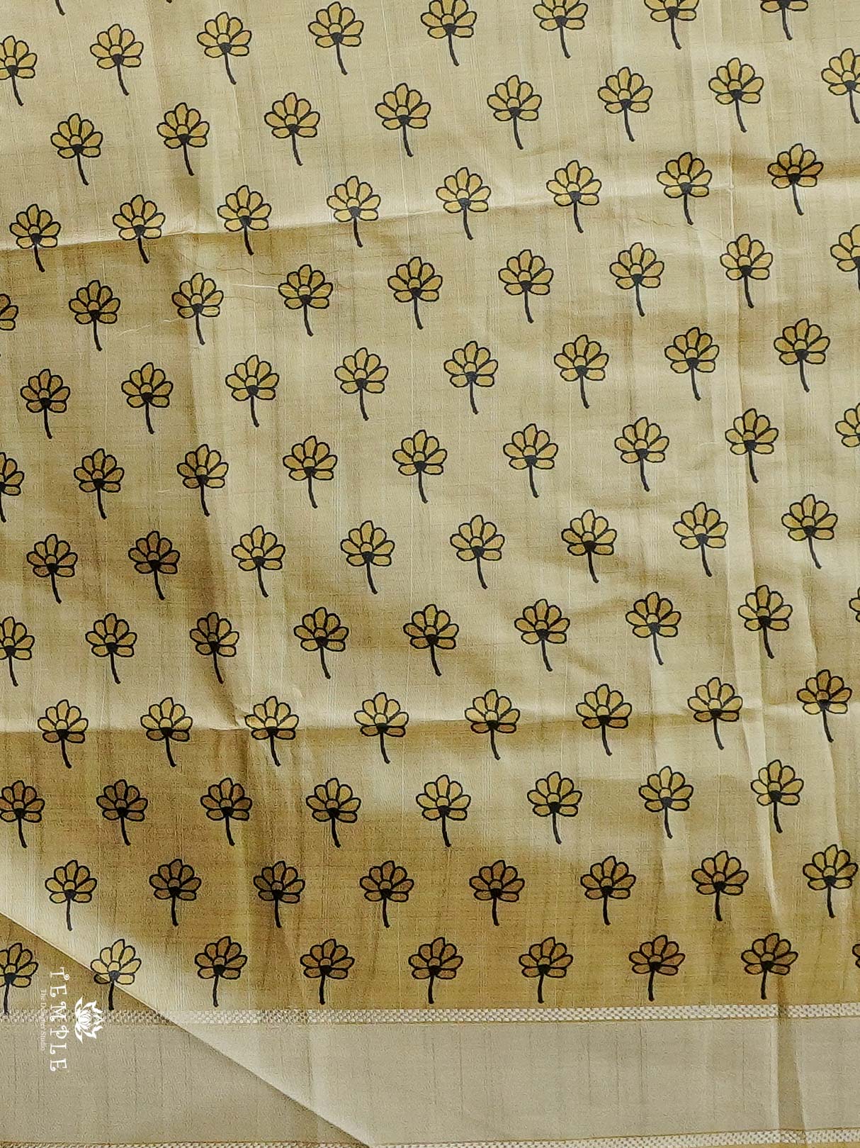 Kosa Silk Saree With Printed Pallu | TTDS2480