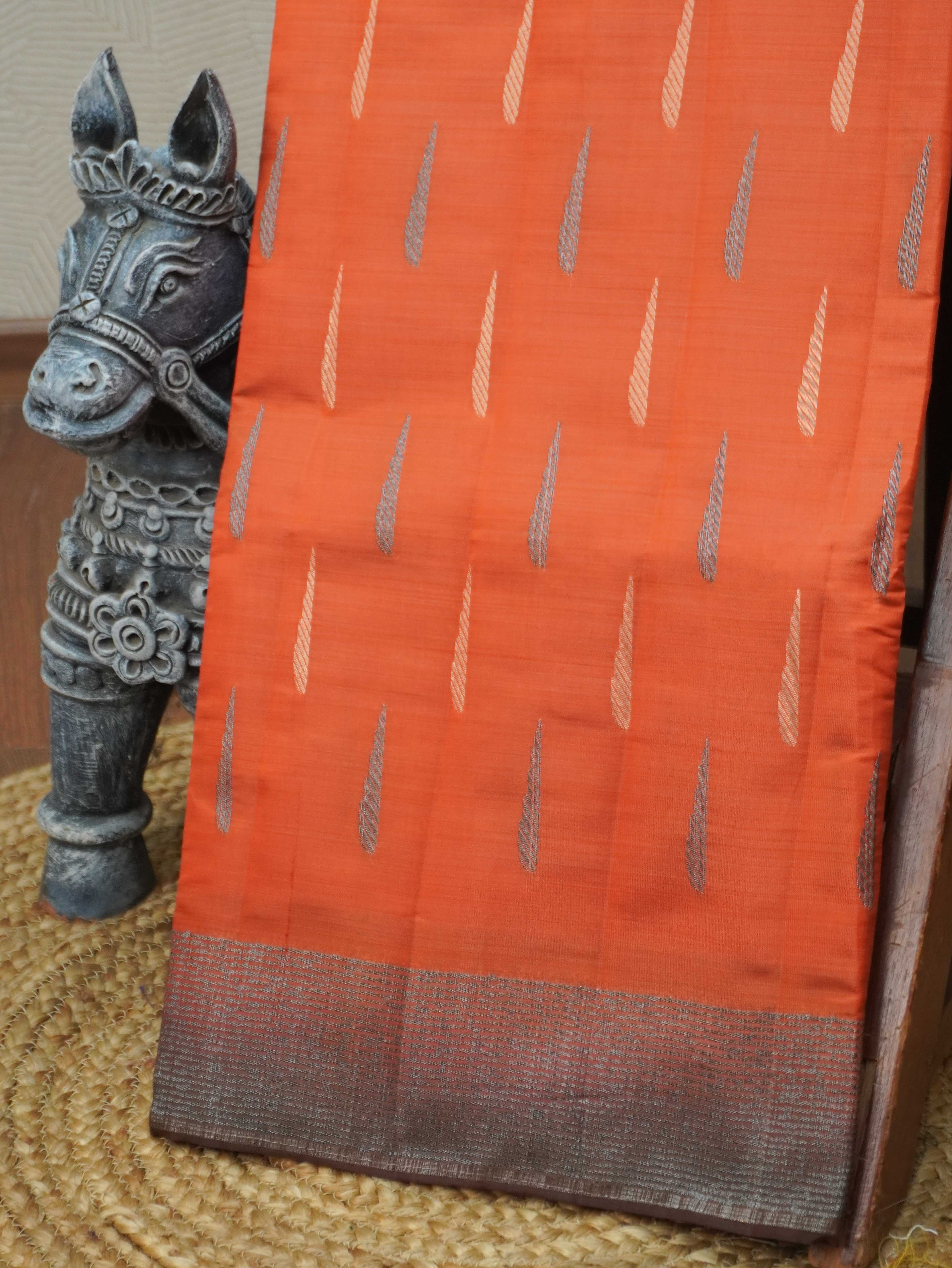 Semi Tussar Silk Saree | TTDS3391