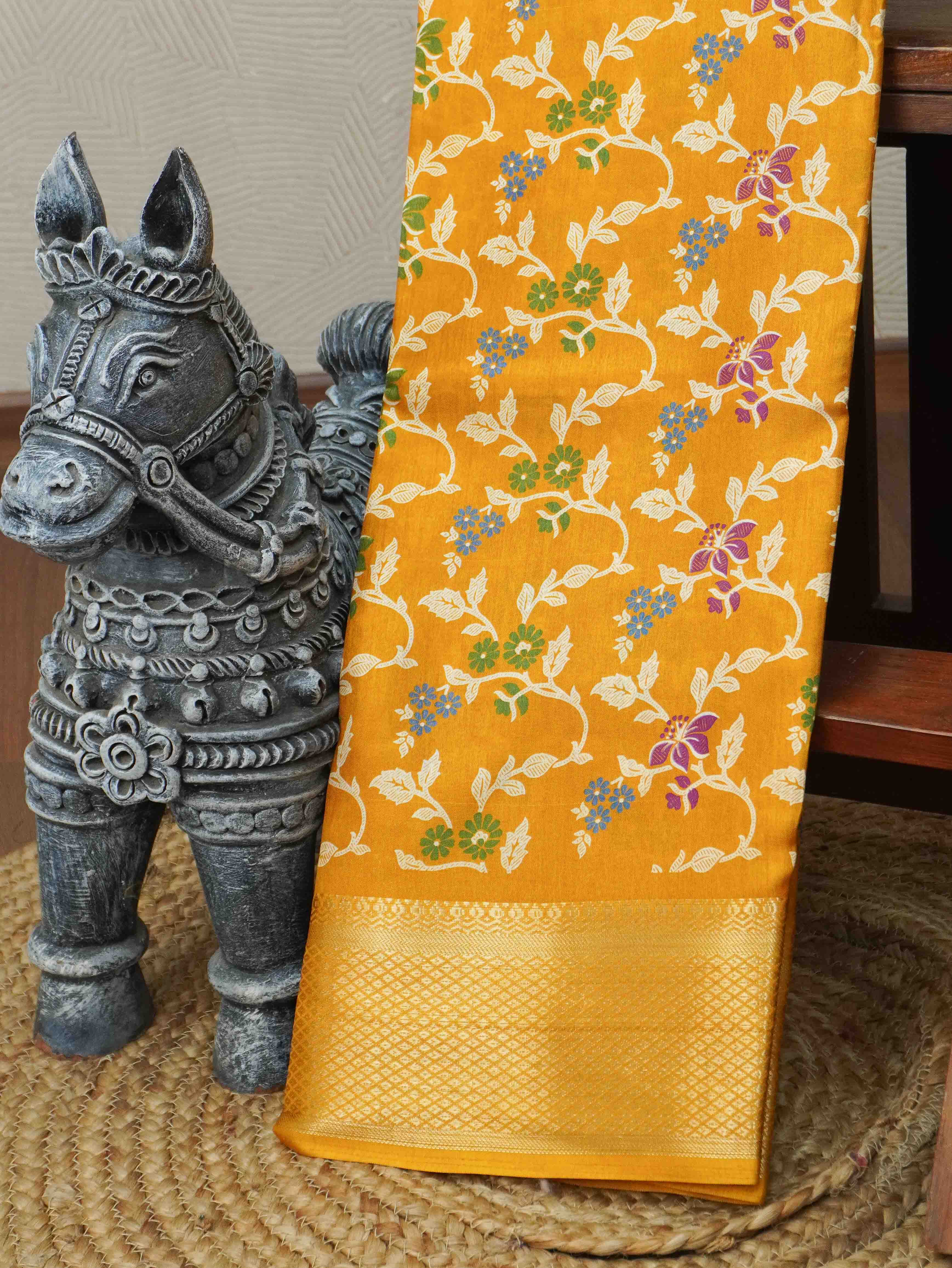 Printed Dola Saree | TTDS3394