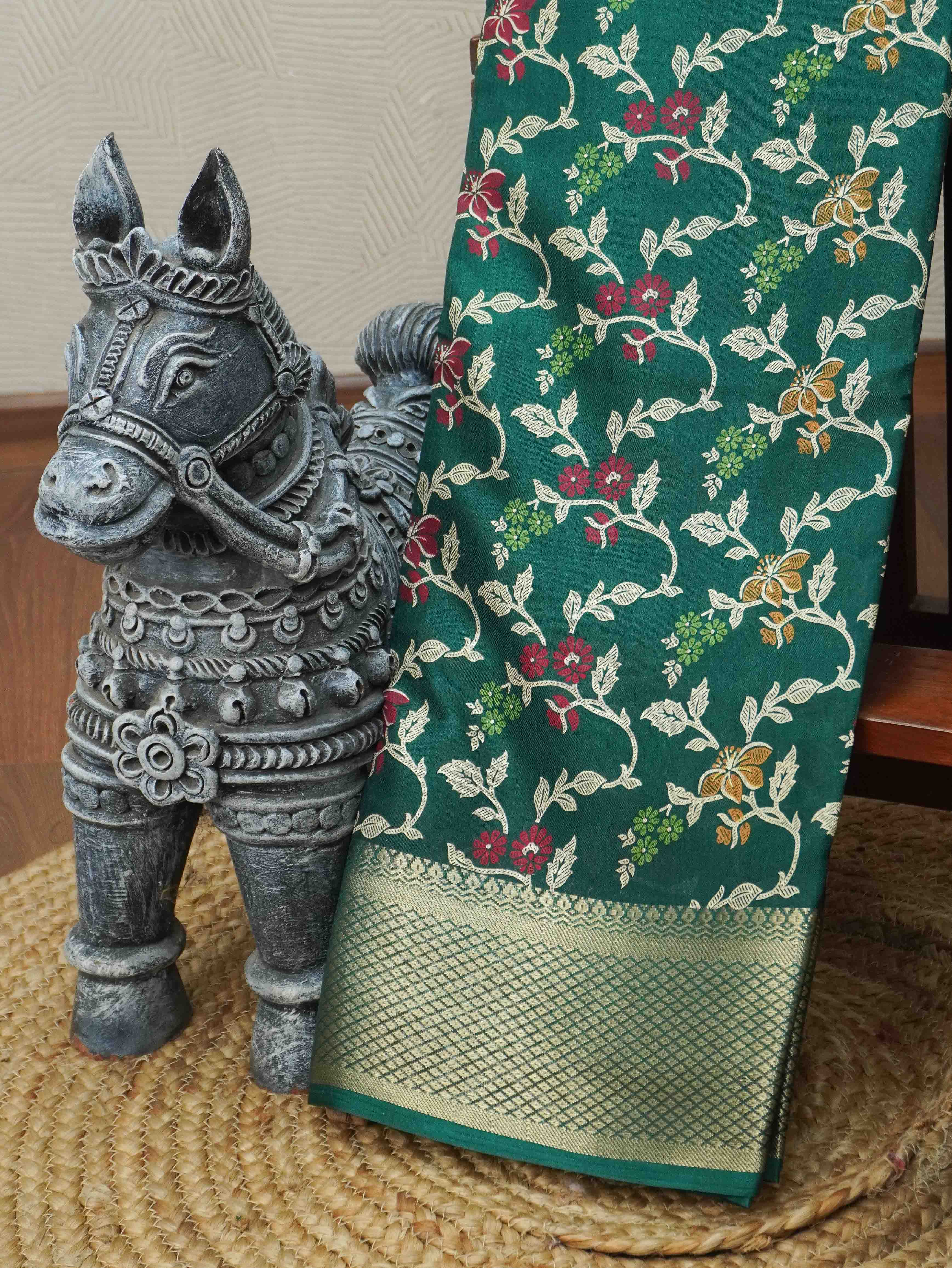 Printed Dola Saree | TTDS3394