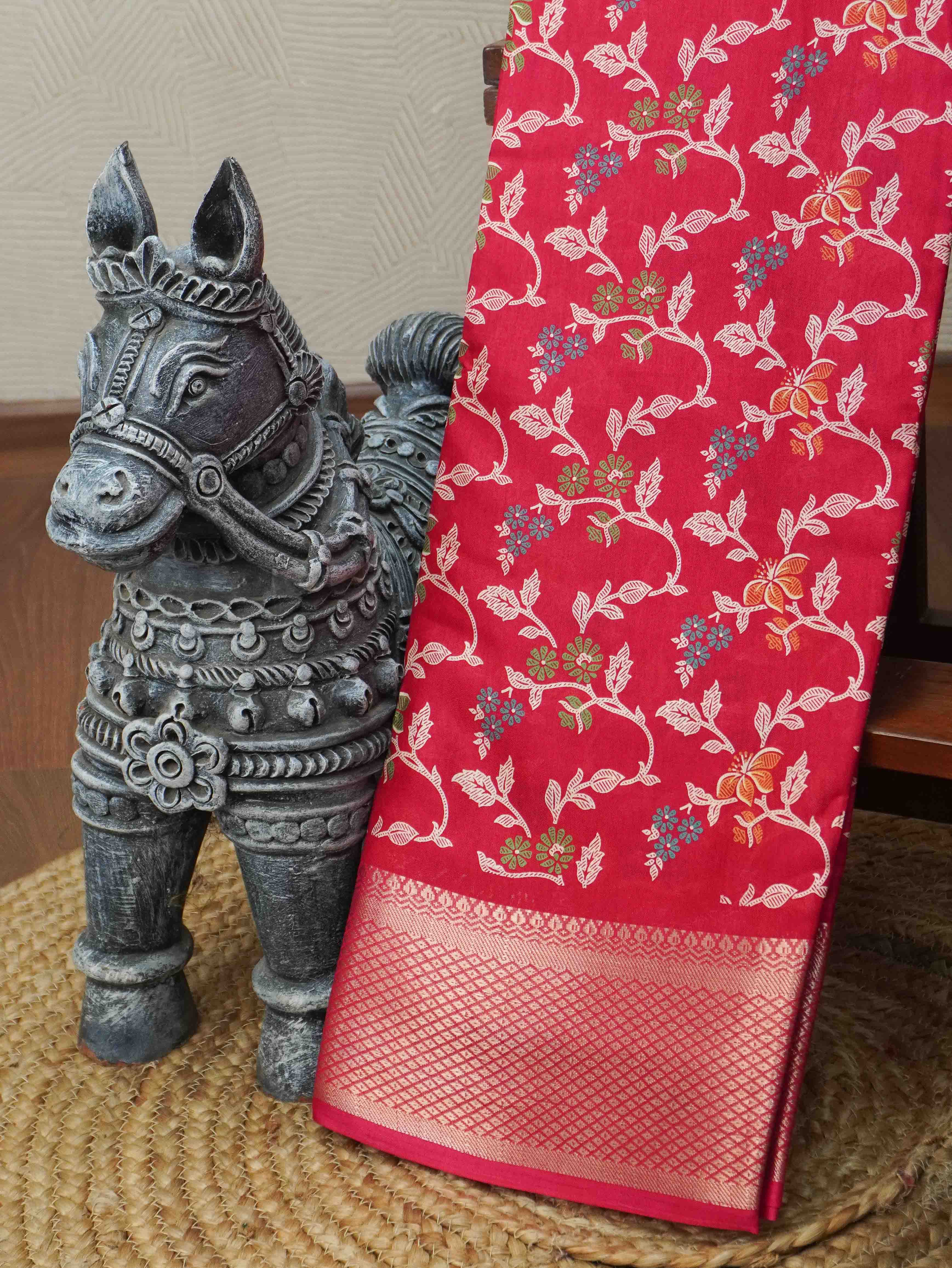 Printed Dola Saree | TTDS3394