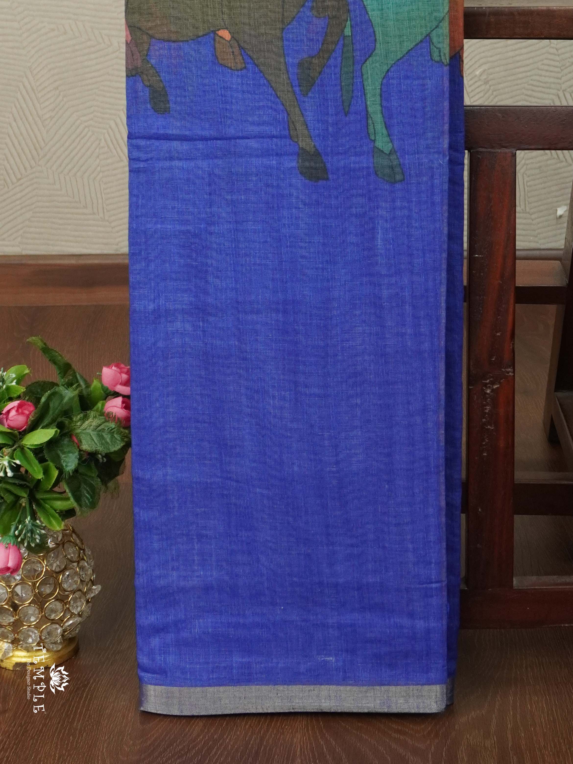 Linen Cotton Saree | TTDS2466