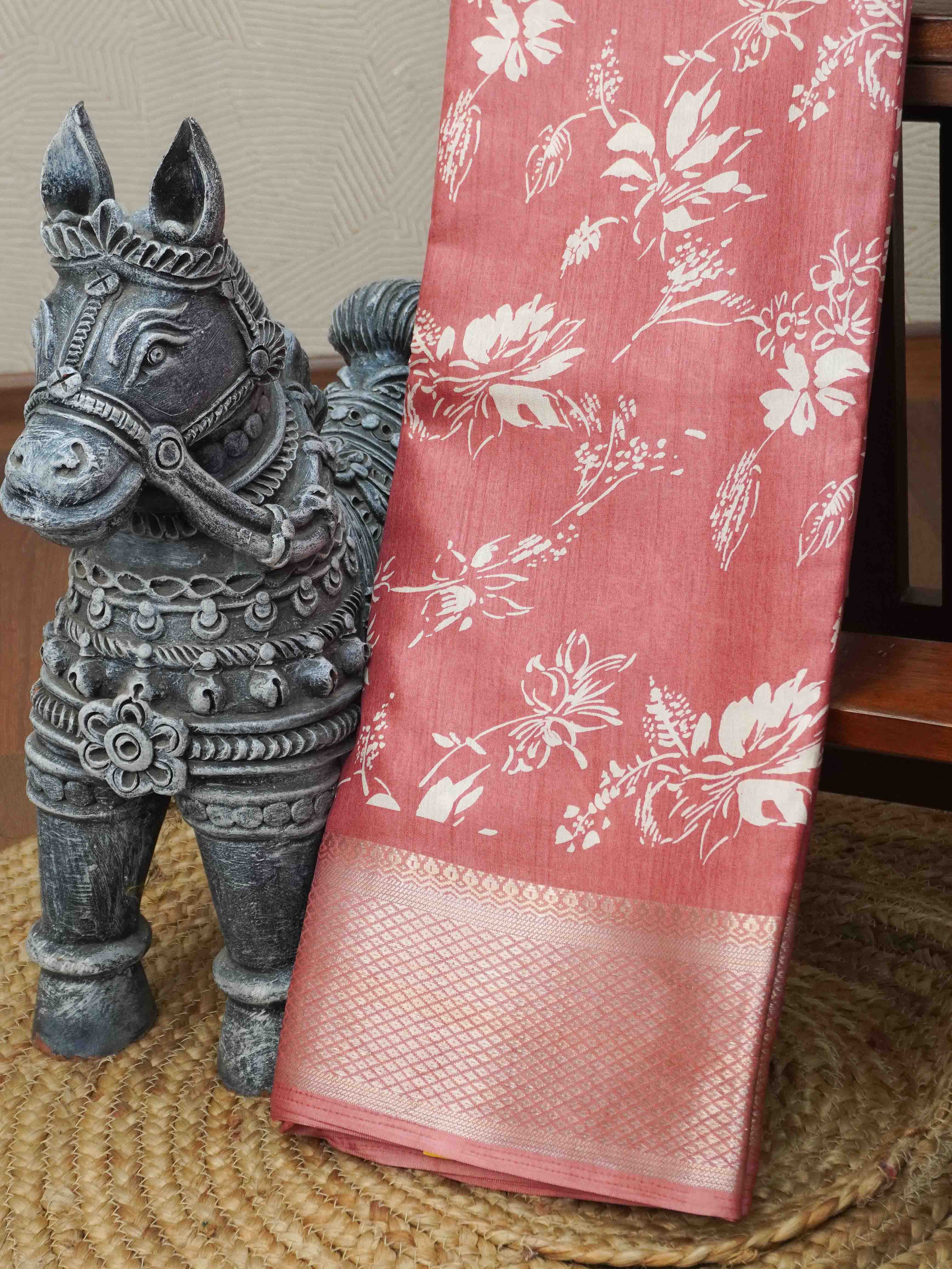 Printed Dola Saree | TTDS3395