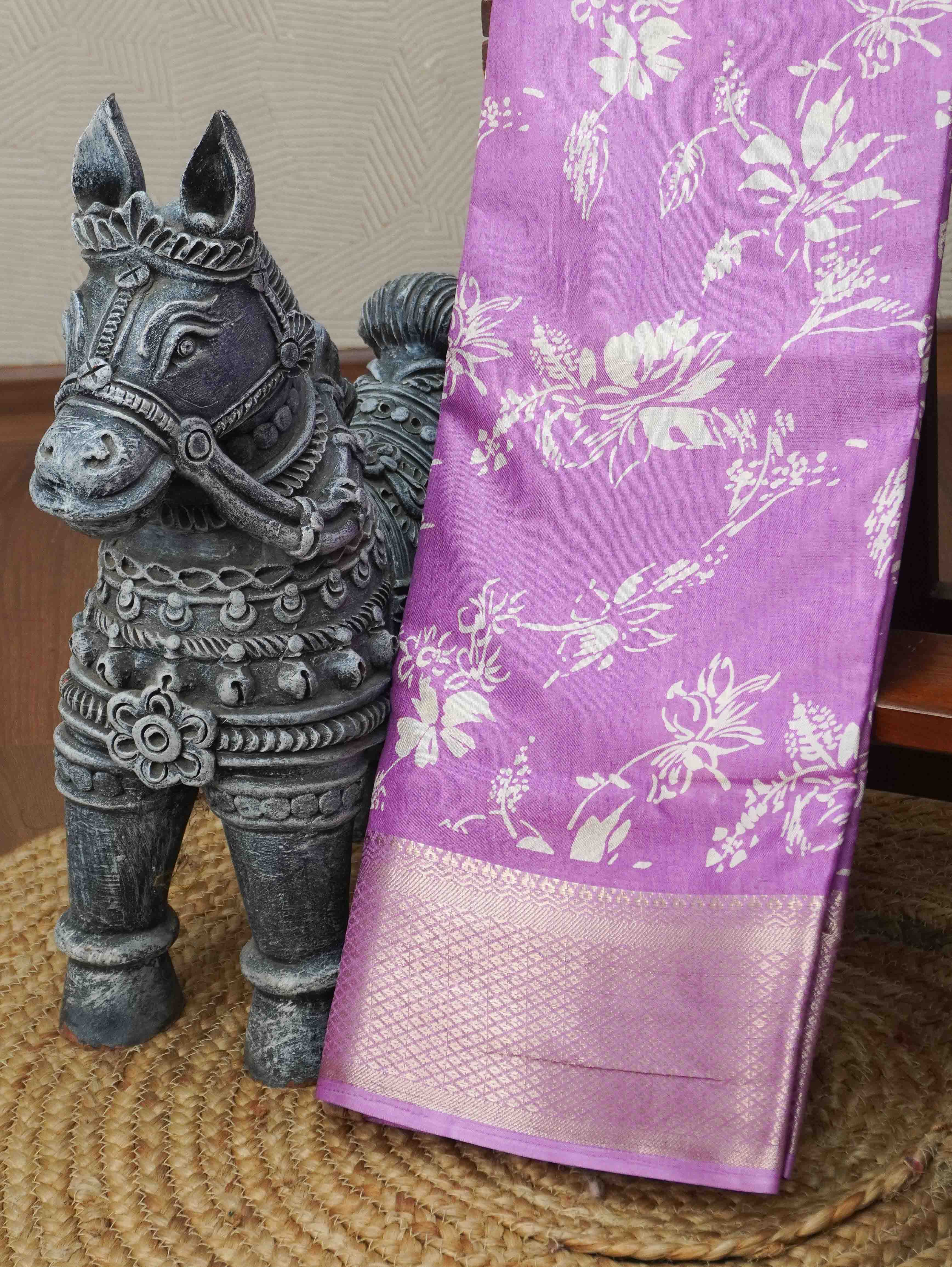Printed Dola Saree | TTDS3395