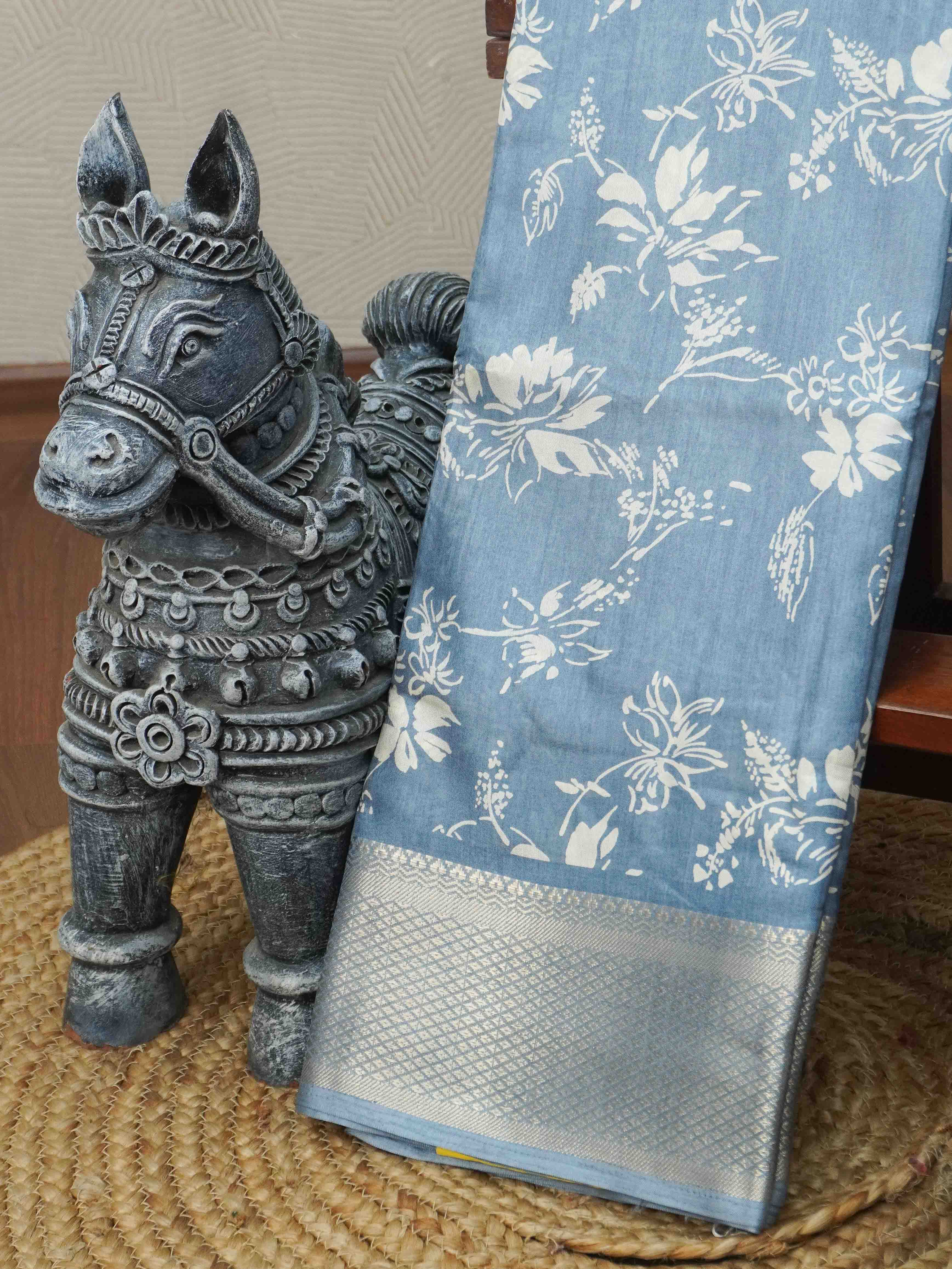 Printed Dola Saree | TTDS3395