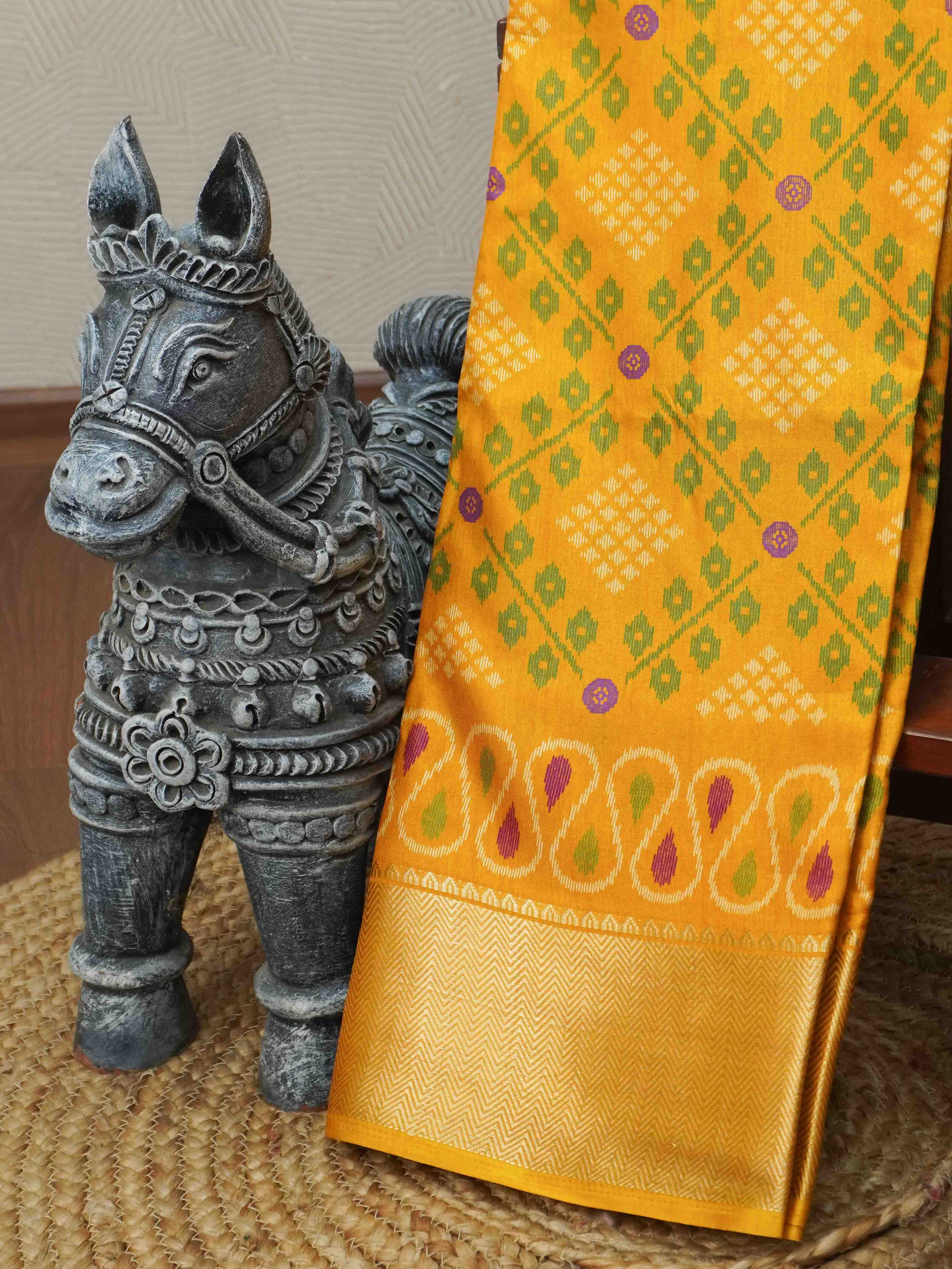 Printed Dola Saree | TTDS3396