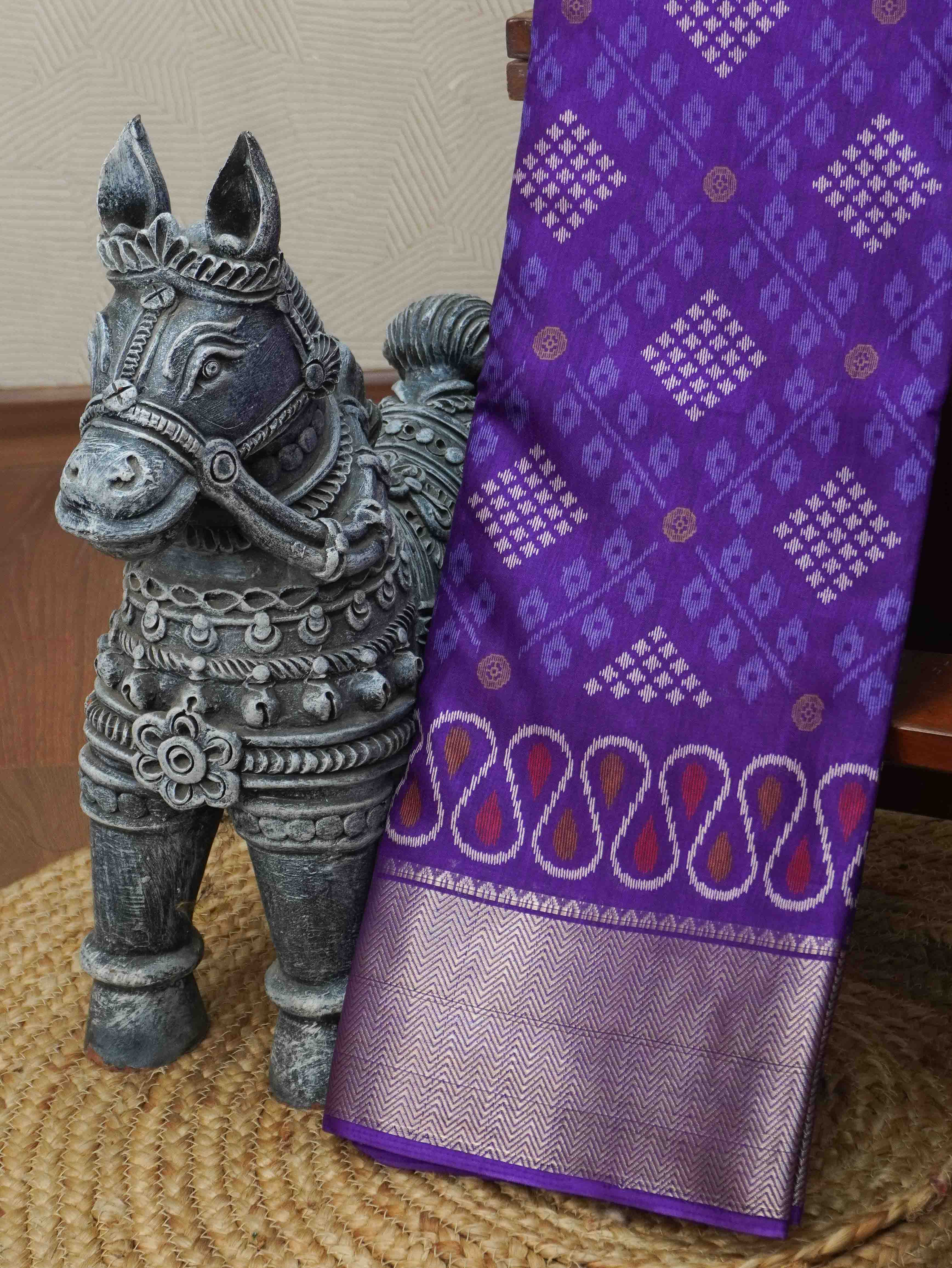 Printed Dola Saree | TTDS3396