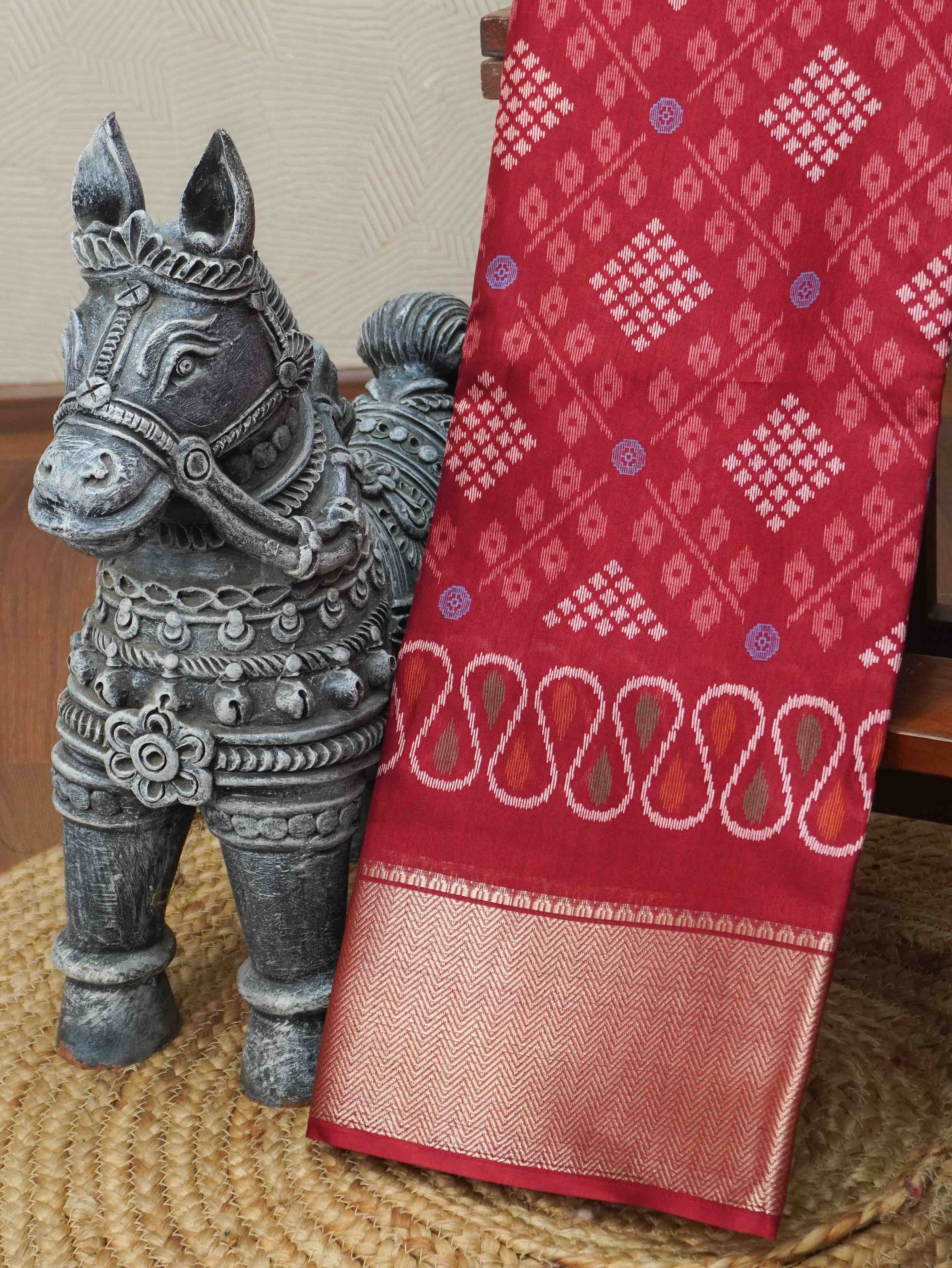 Printed Dola Saree | TTDS3396
