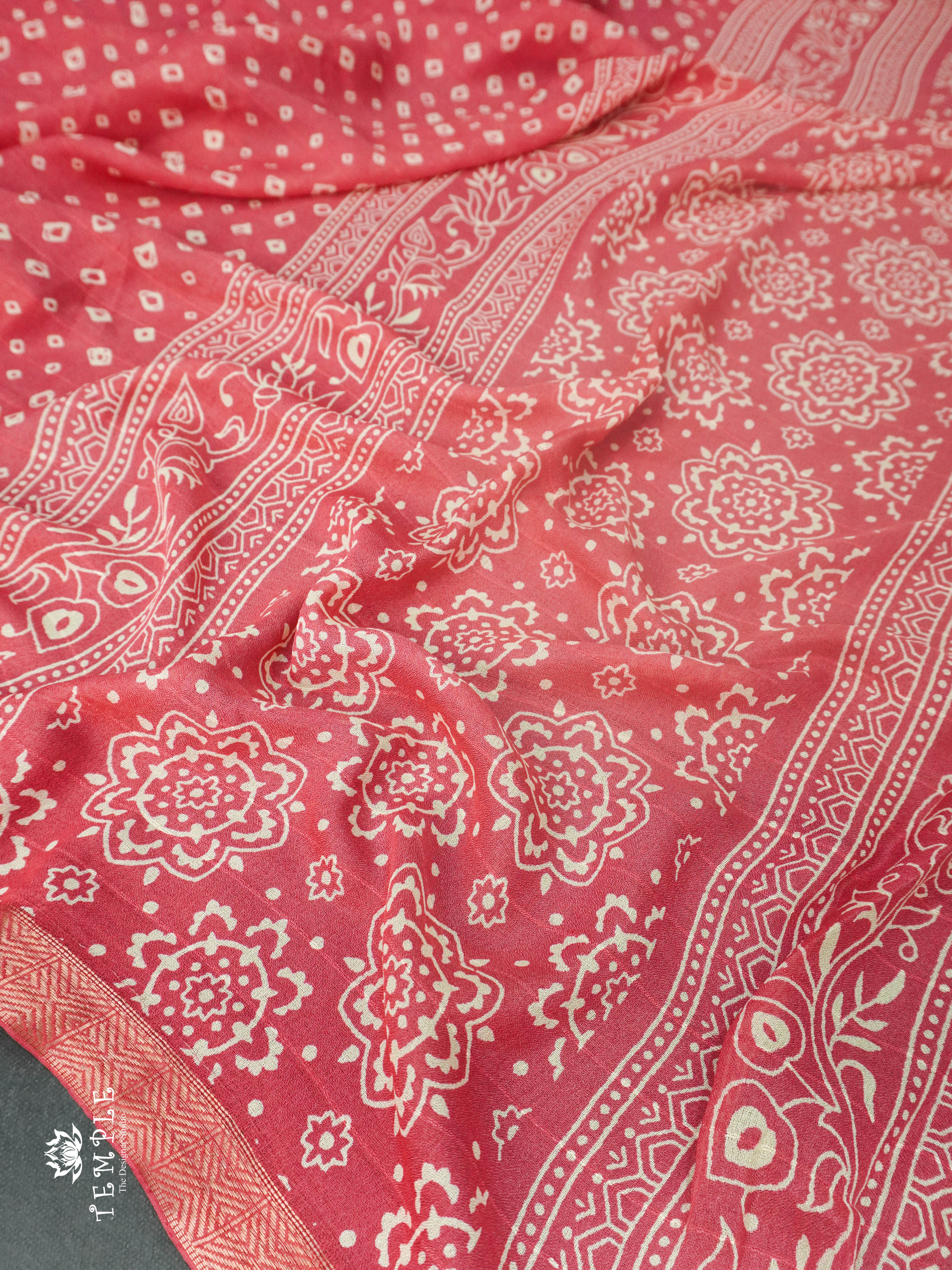 Georgette Saree (Baby Pink) | TTDS1110