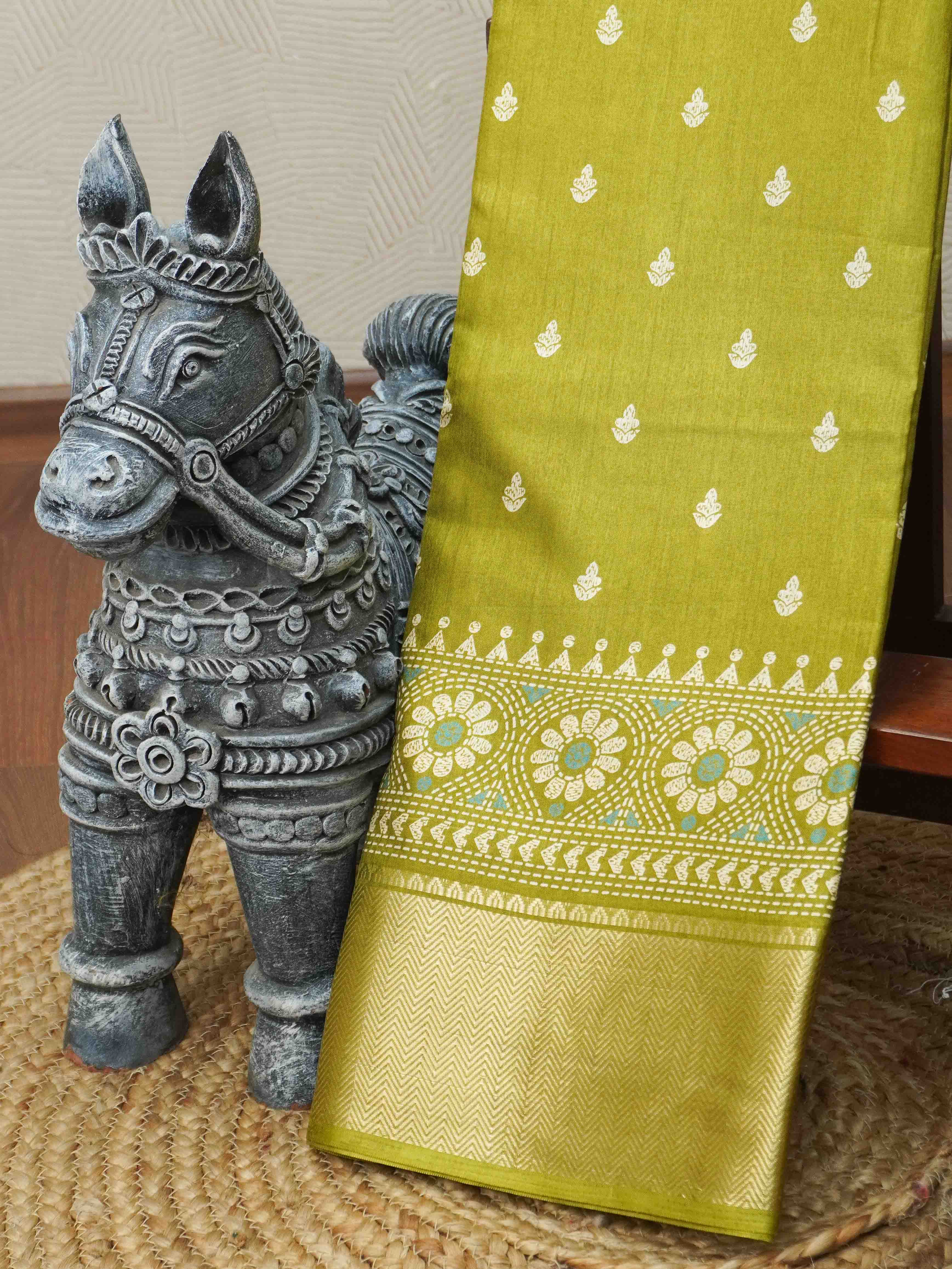Printed Dola Saree | TTDS3397