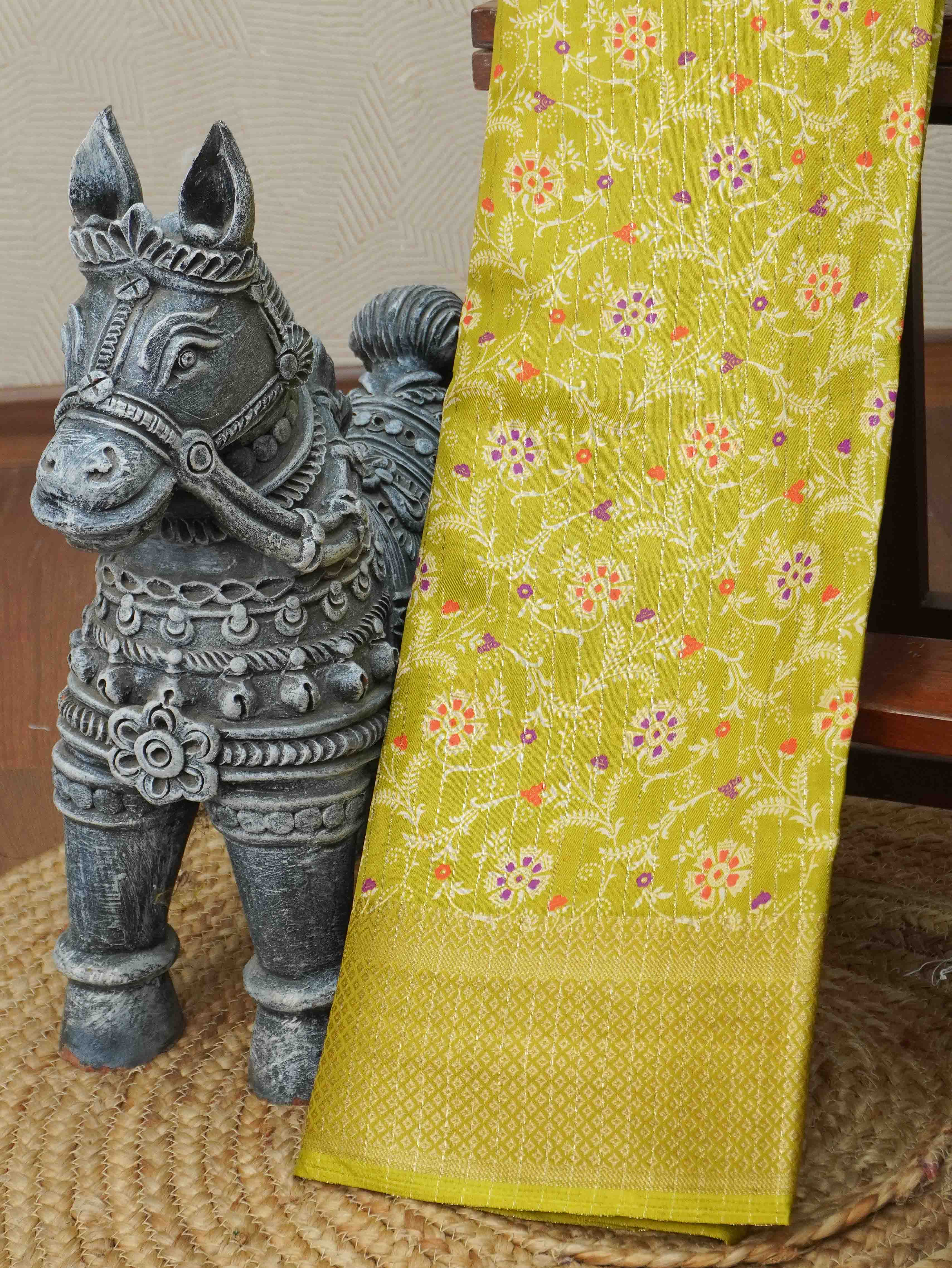 Printed Dola Saree | TTDS3400