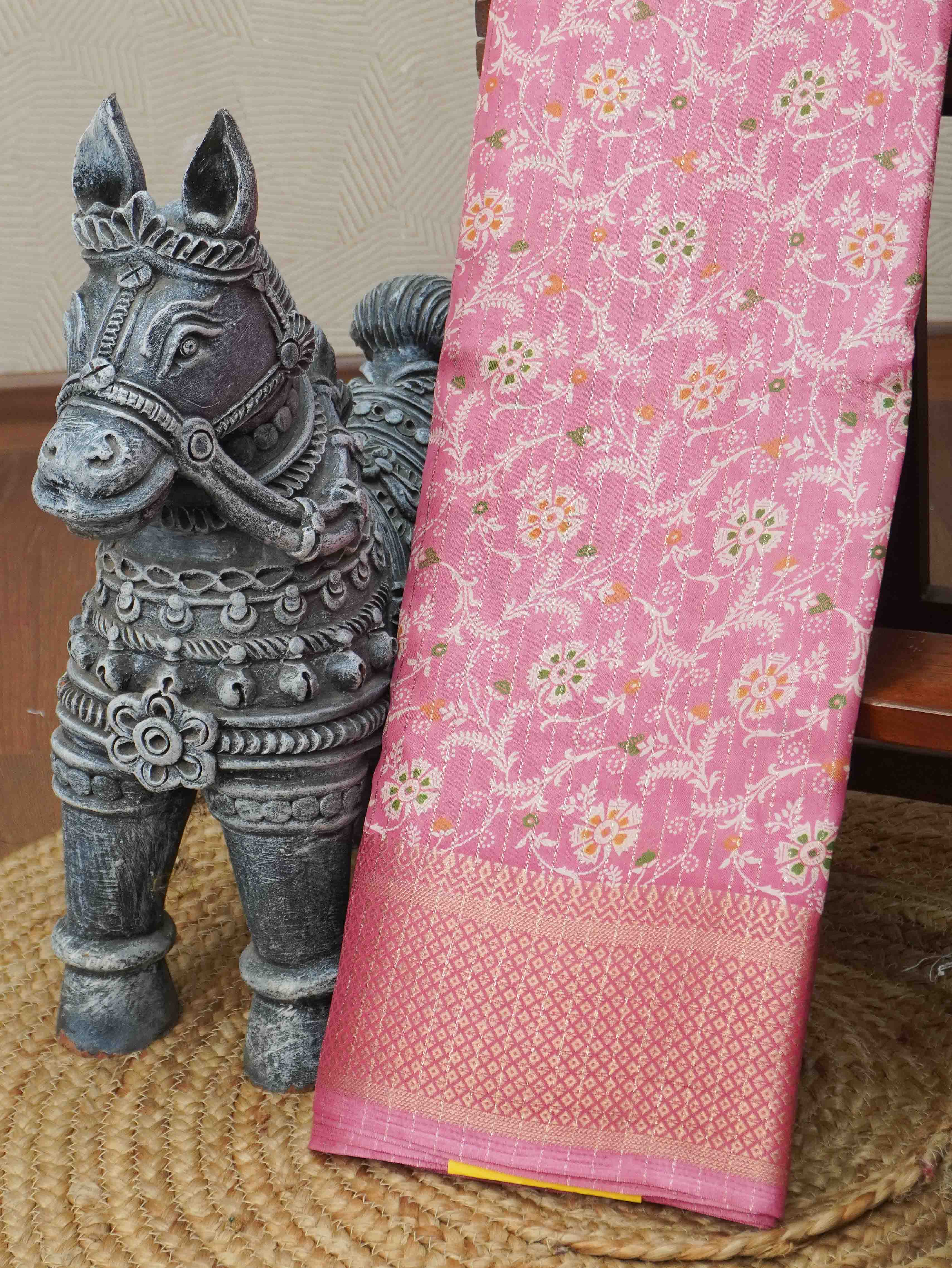 Printed Dola Saree | TTDS3400