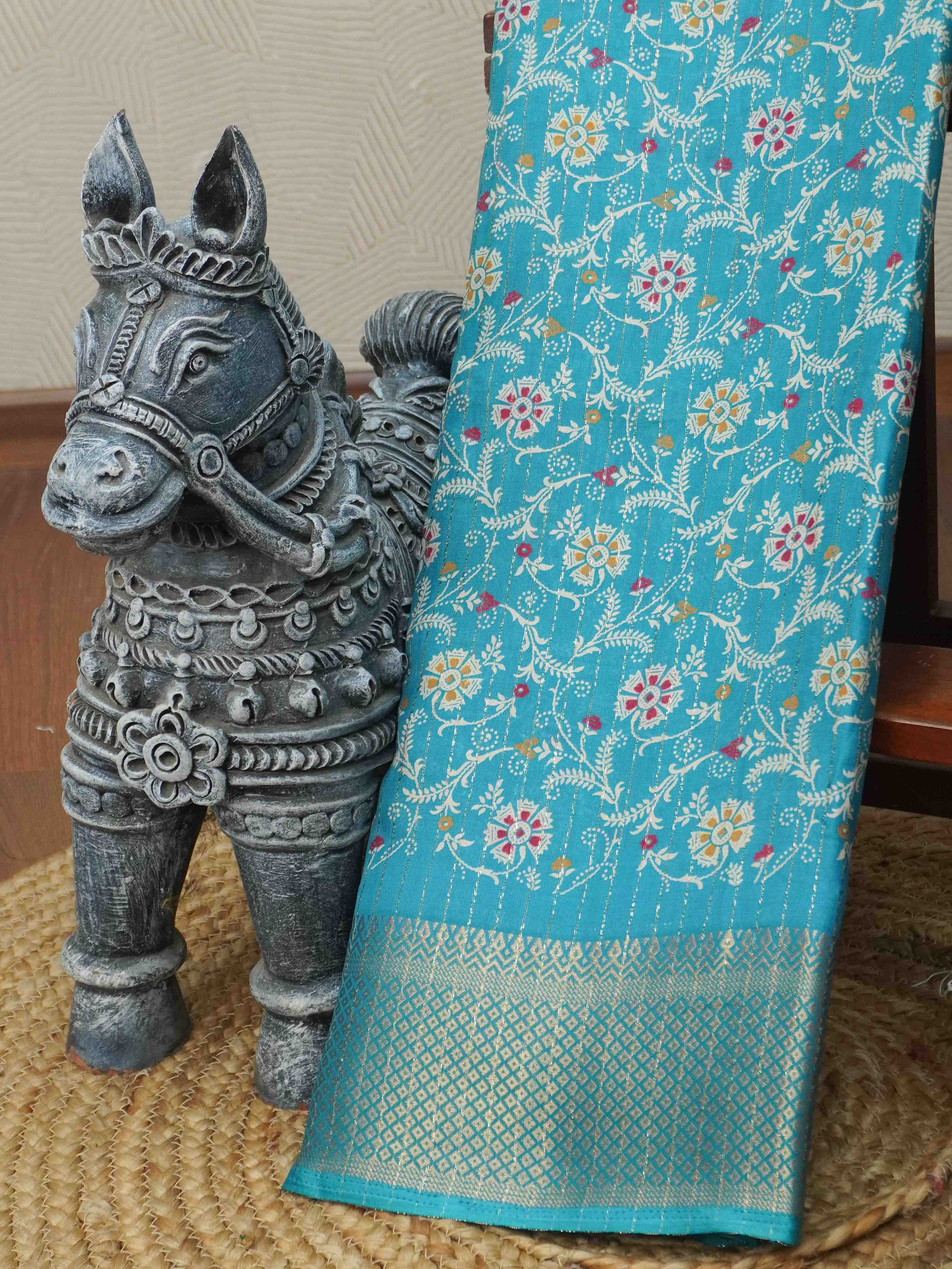 Printed Dola Saree | TTDS3400