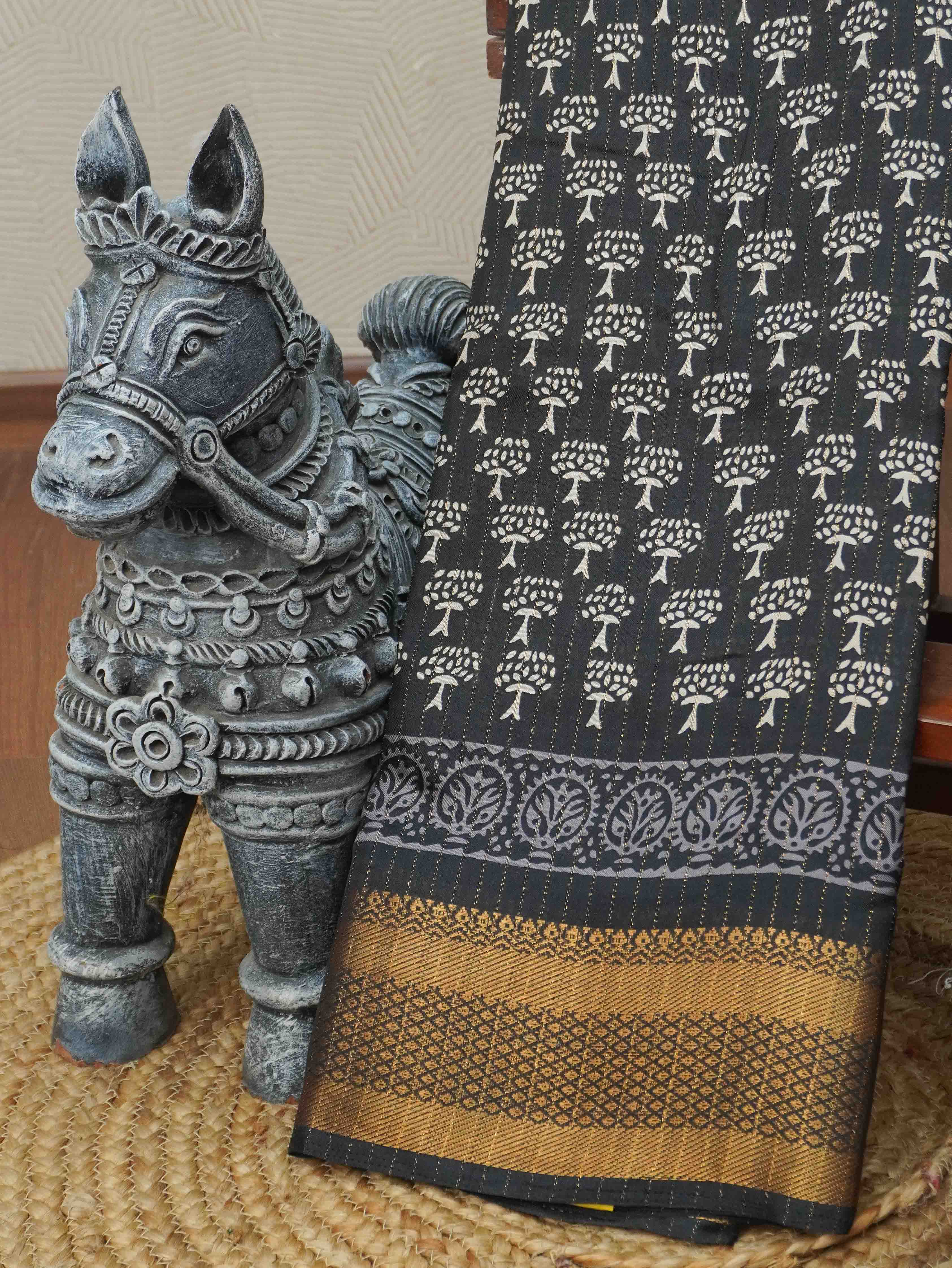 Printed Dola Saree | TTDS3403