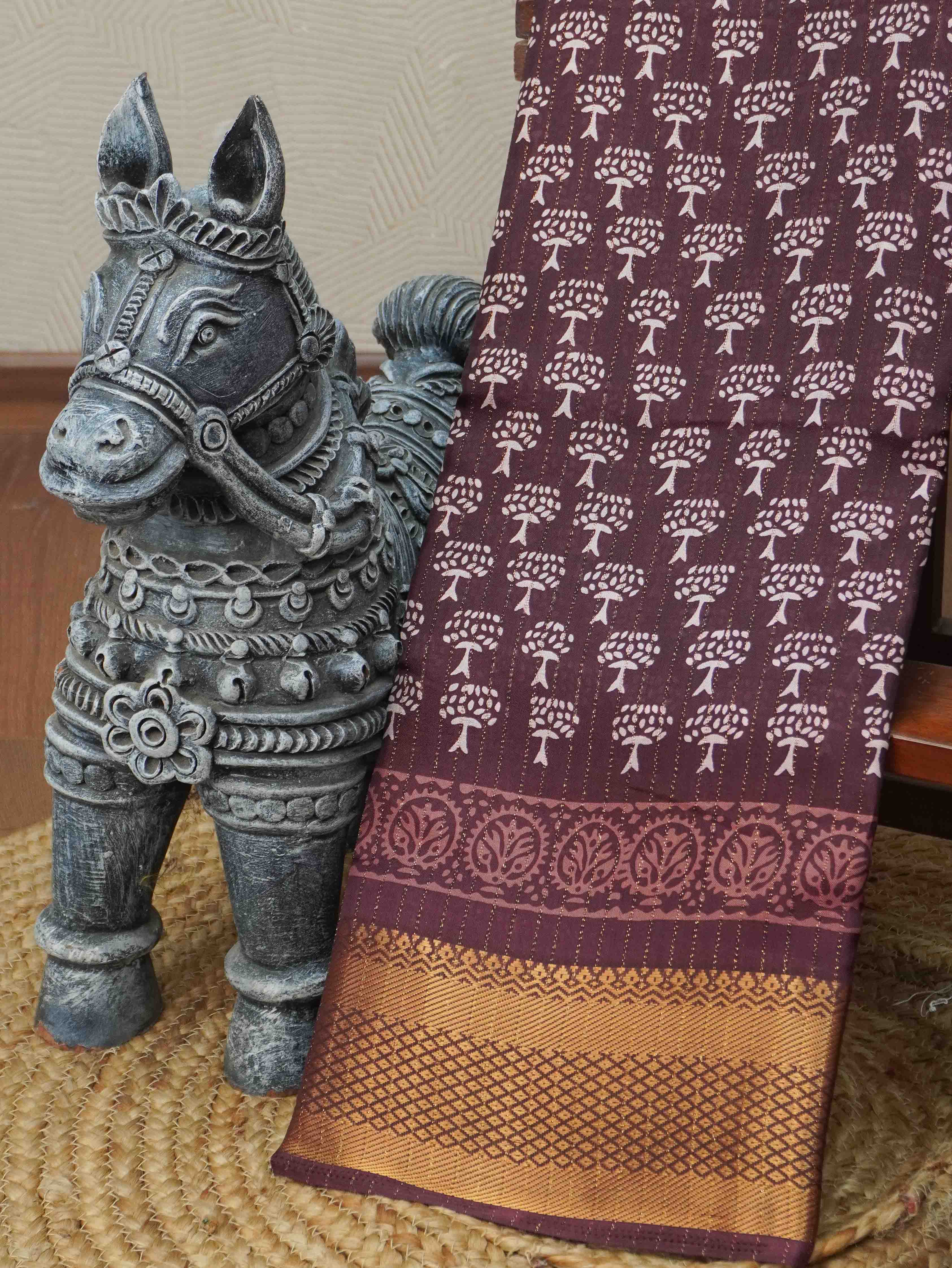 Printed Dola Saree | TTDS3403