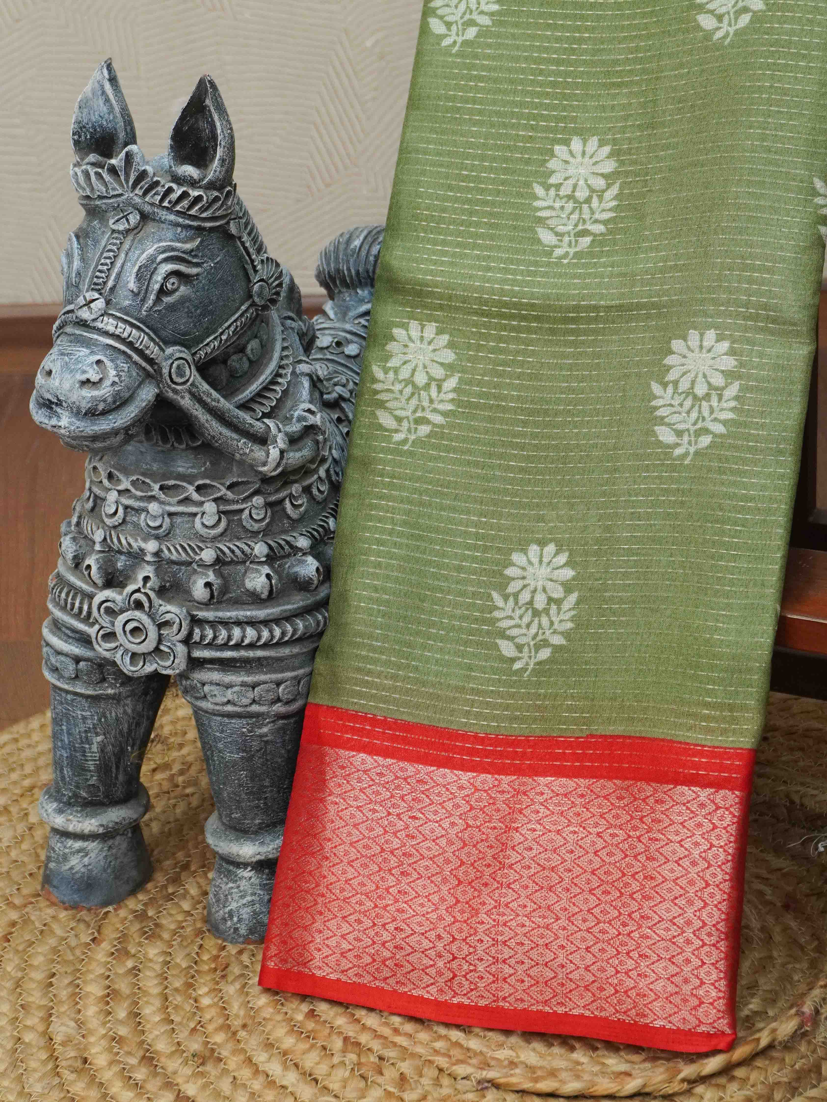 Printed Dola Saree | TTDS3404
