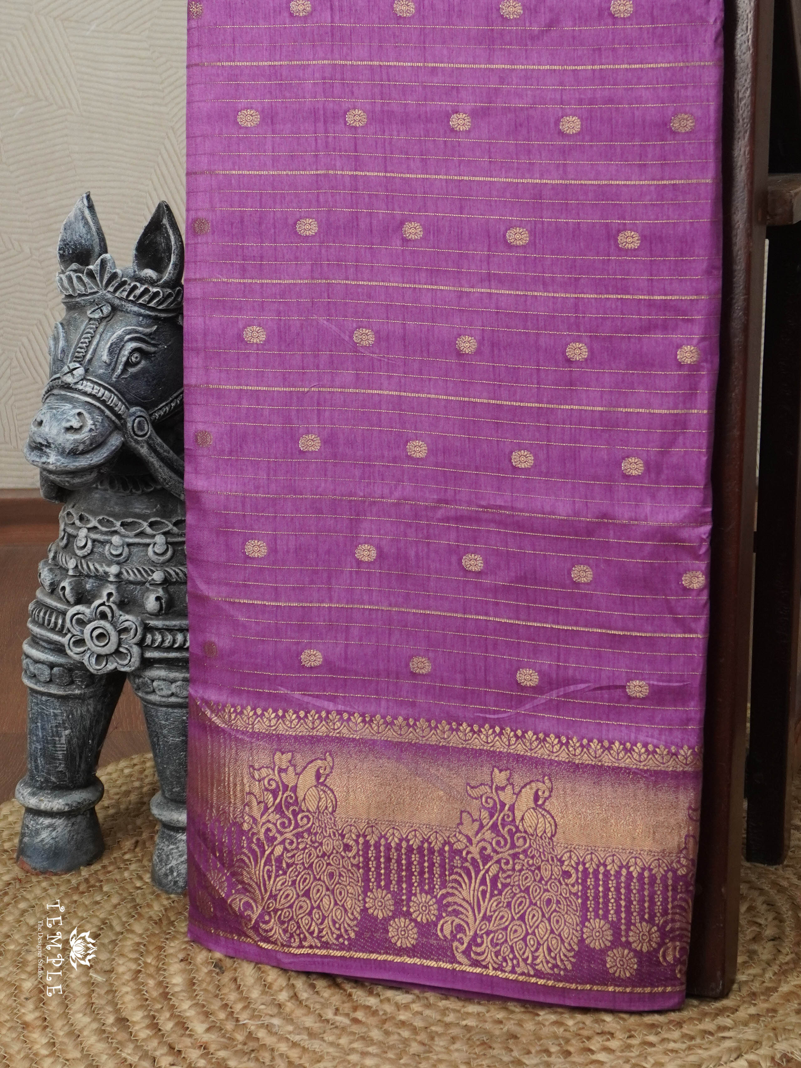 Semi Tussar Silk Saree | TTDS2036