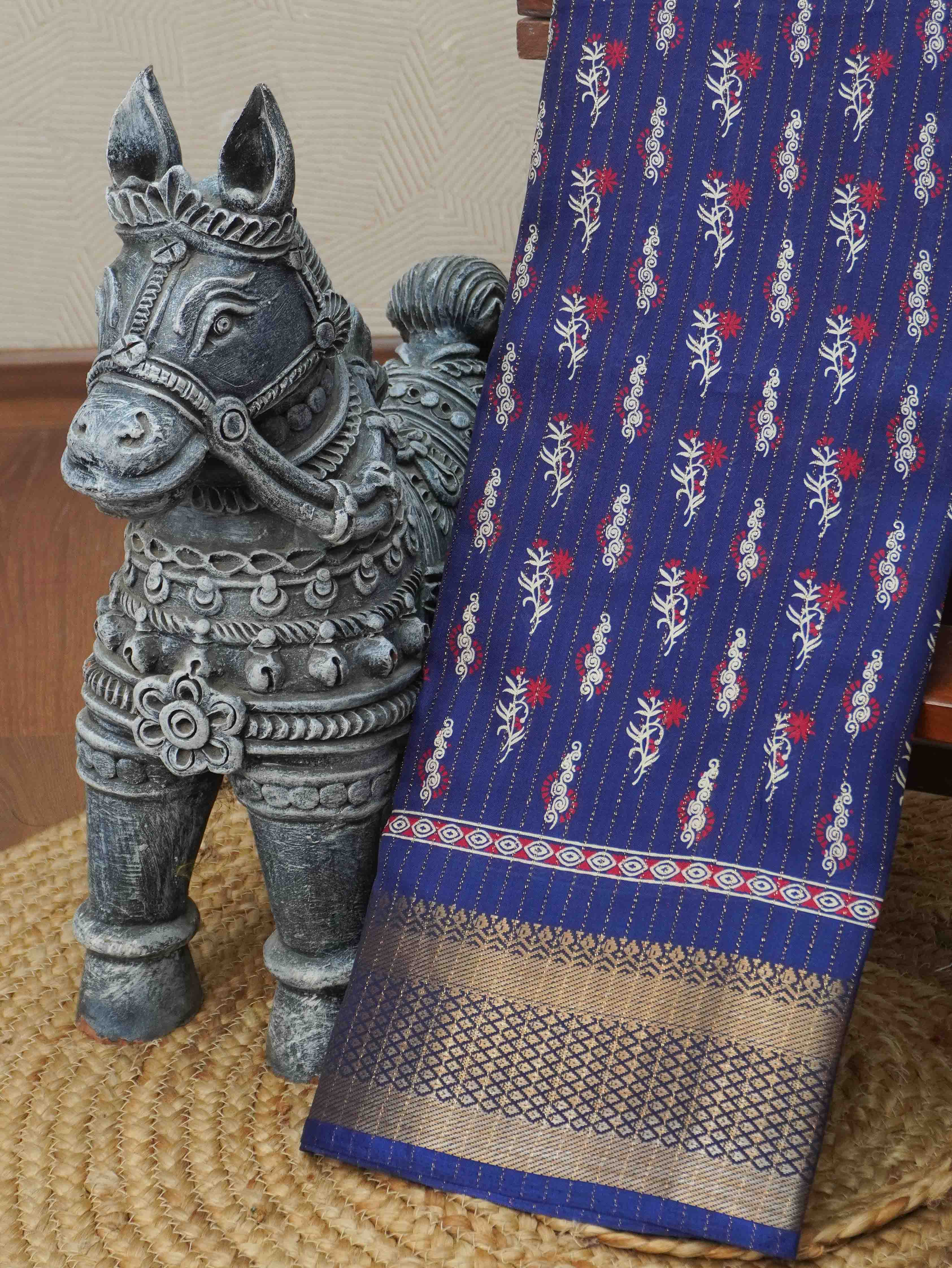 Printed Dola Saree | TTDS3401
