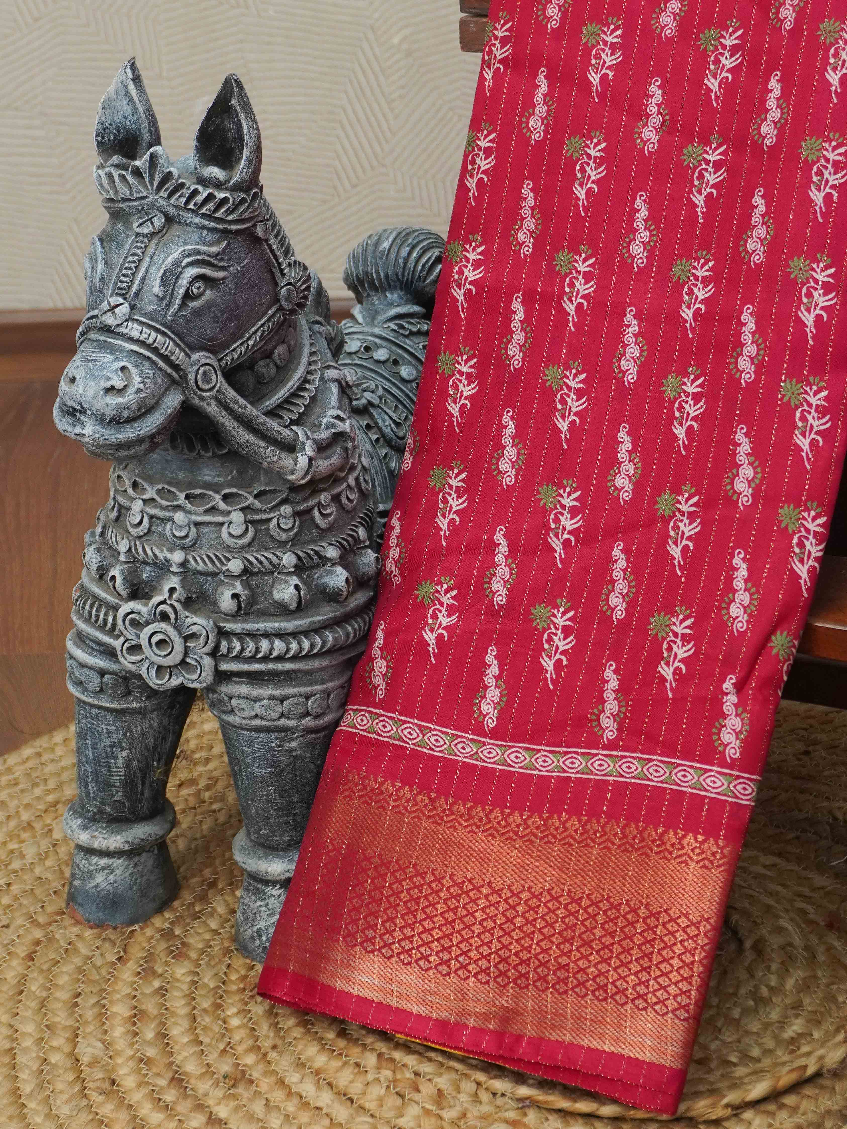 Printed Dola Saree | TTDS3401