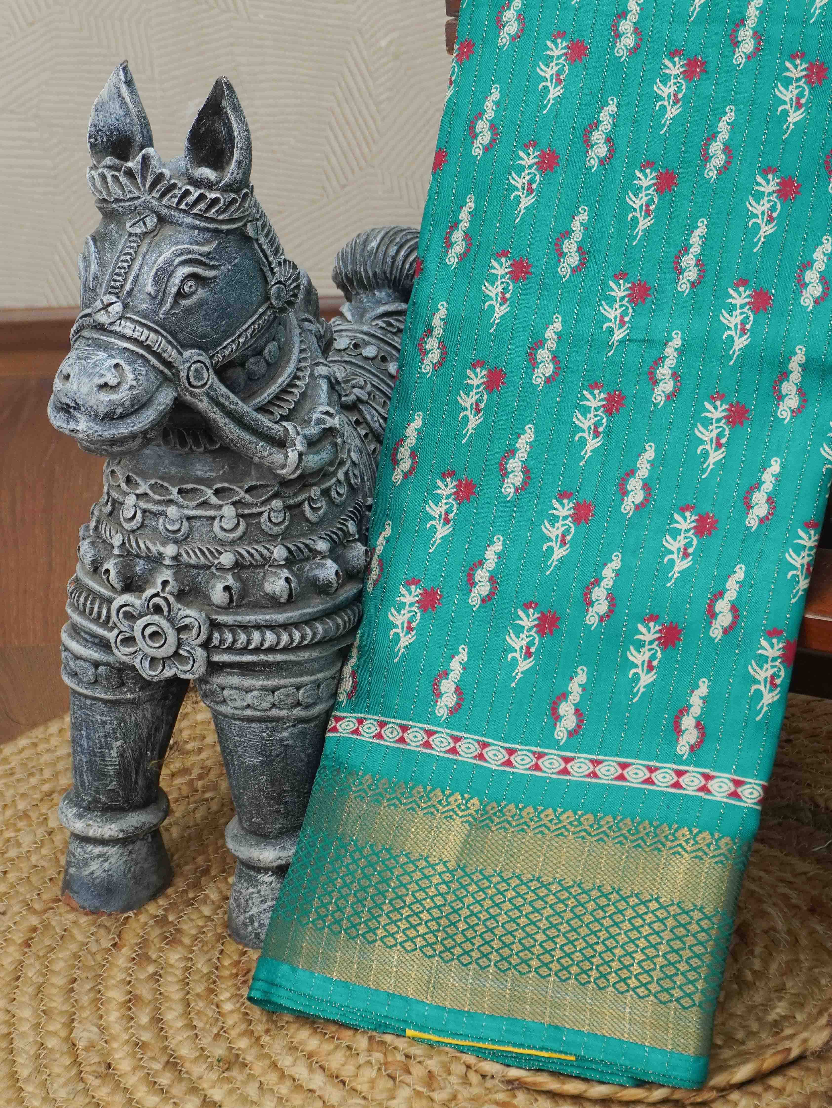 Printed Dola Saree | TTDS3401