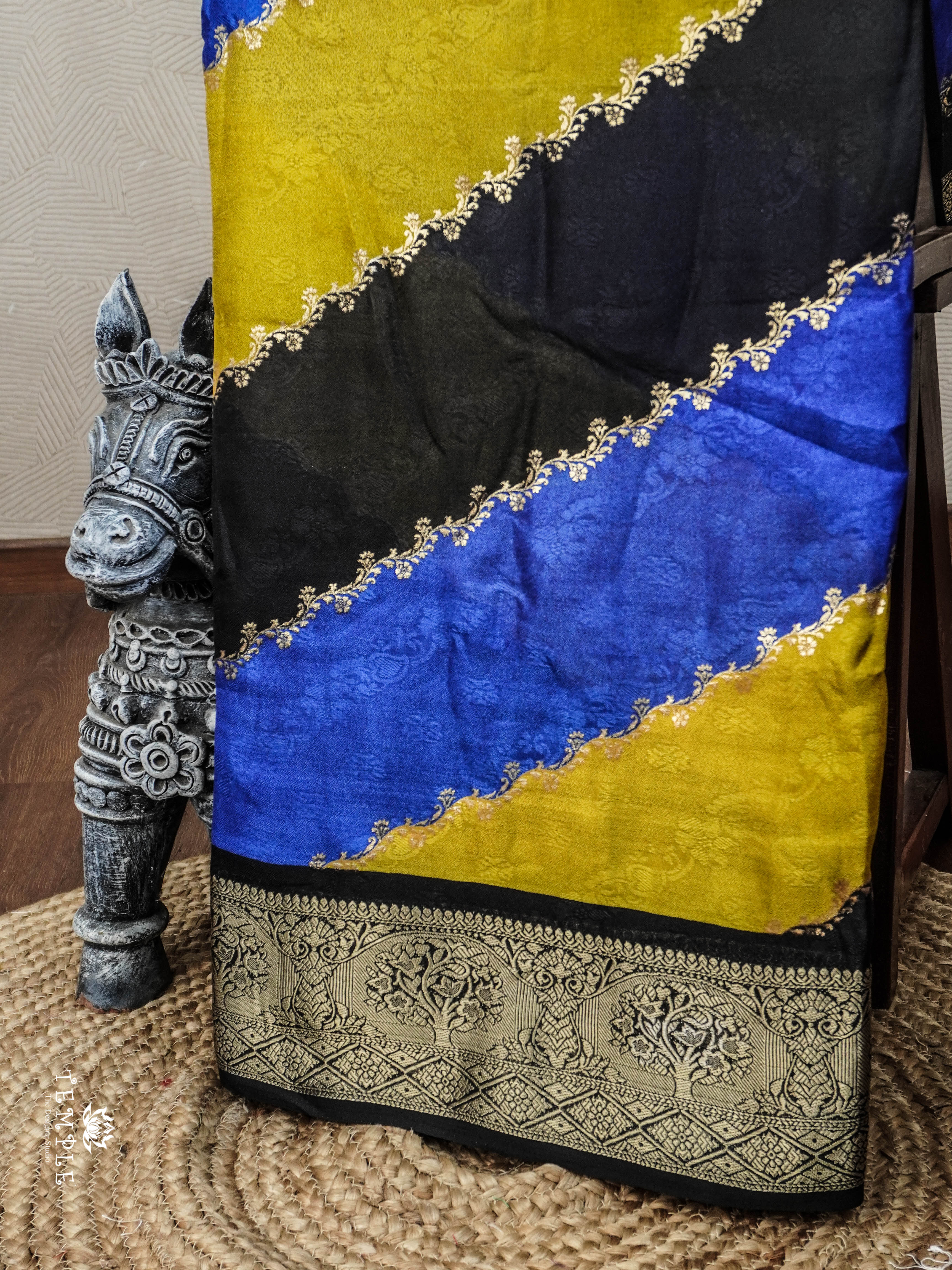 Georgette Saree With Leheriya Pattern | TTDS2966