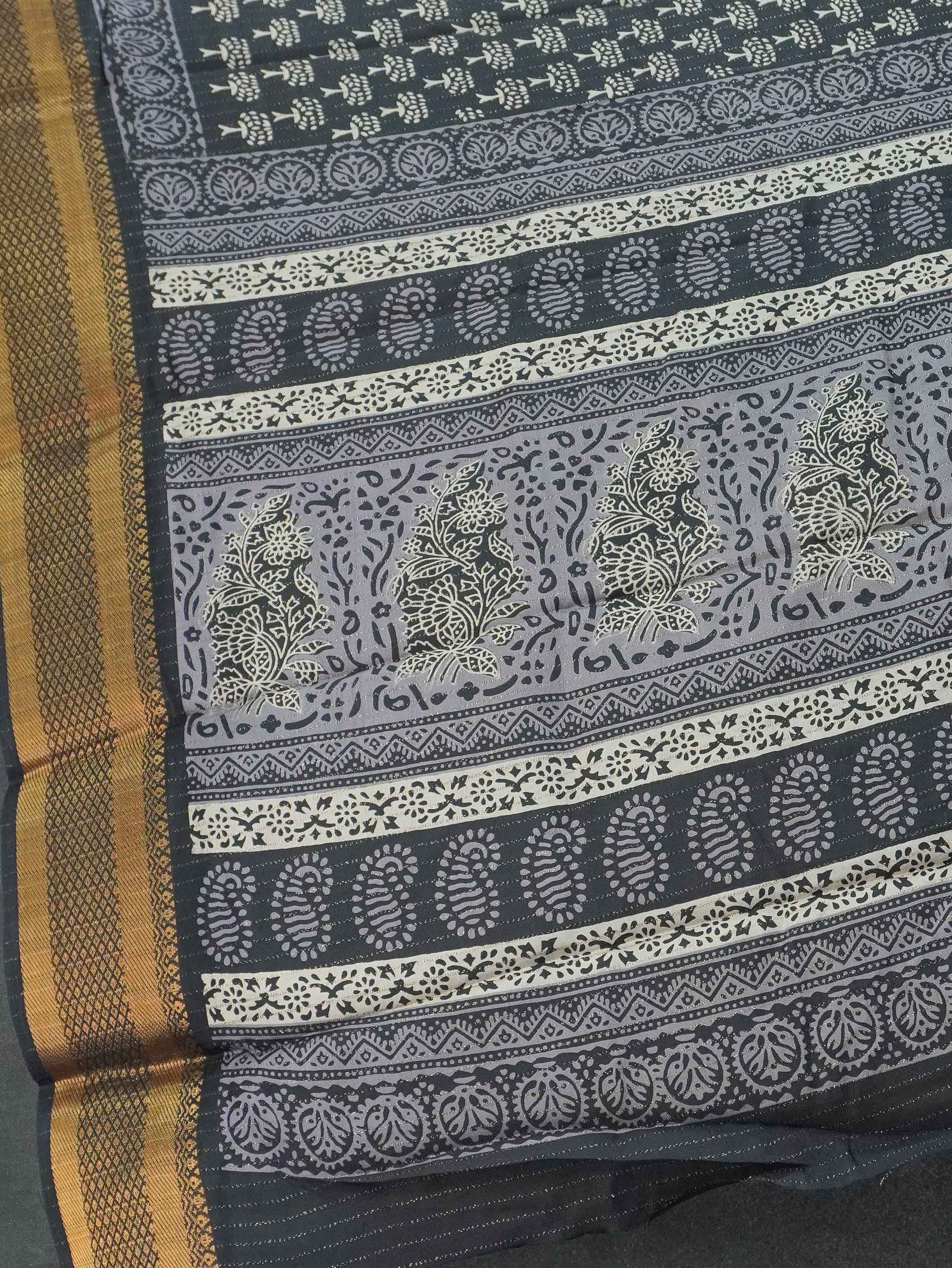 Printed Dola Saree | TTDS3403