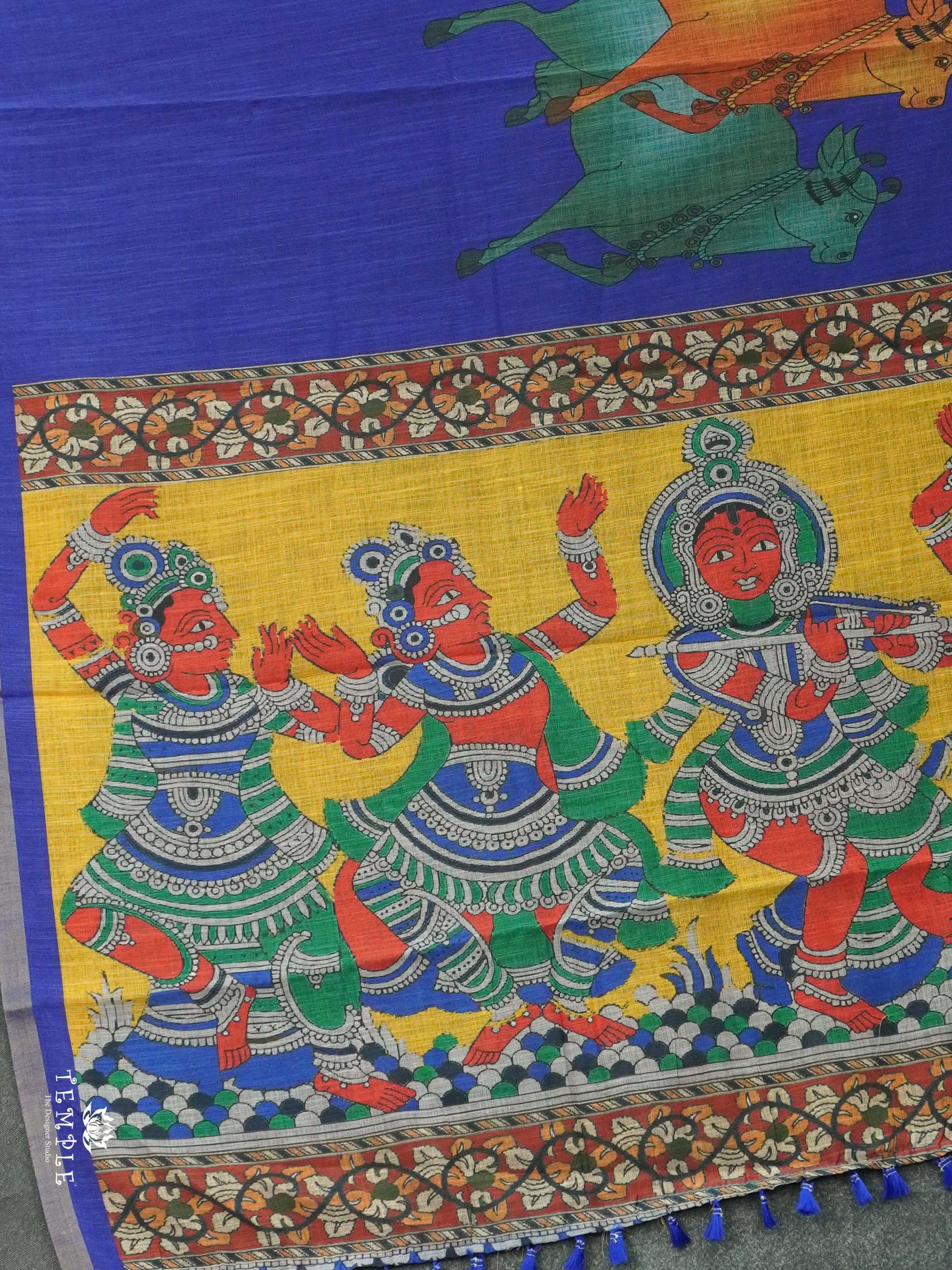 Linen Cotton Saree | TTDS2466