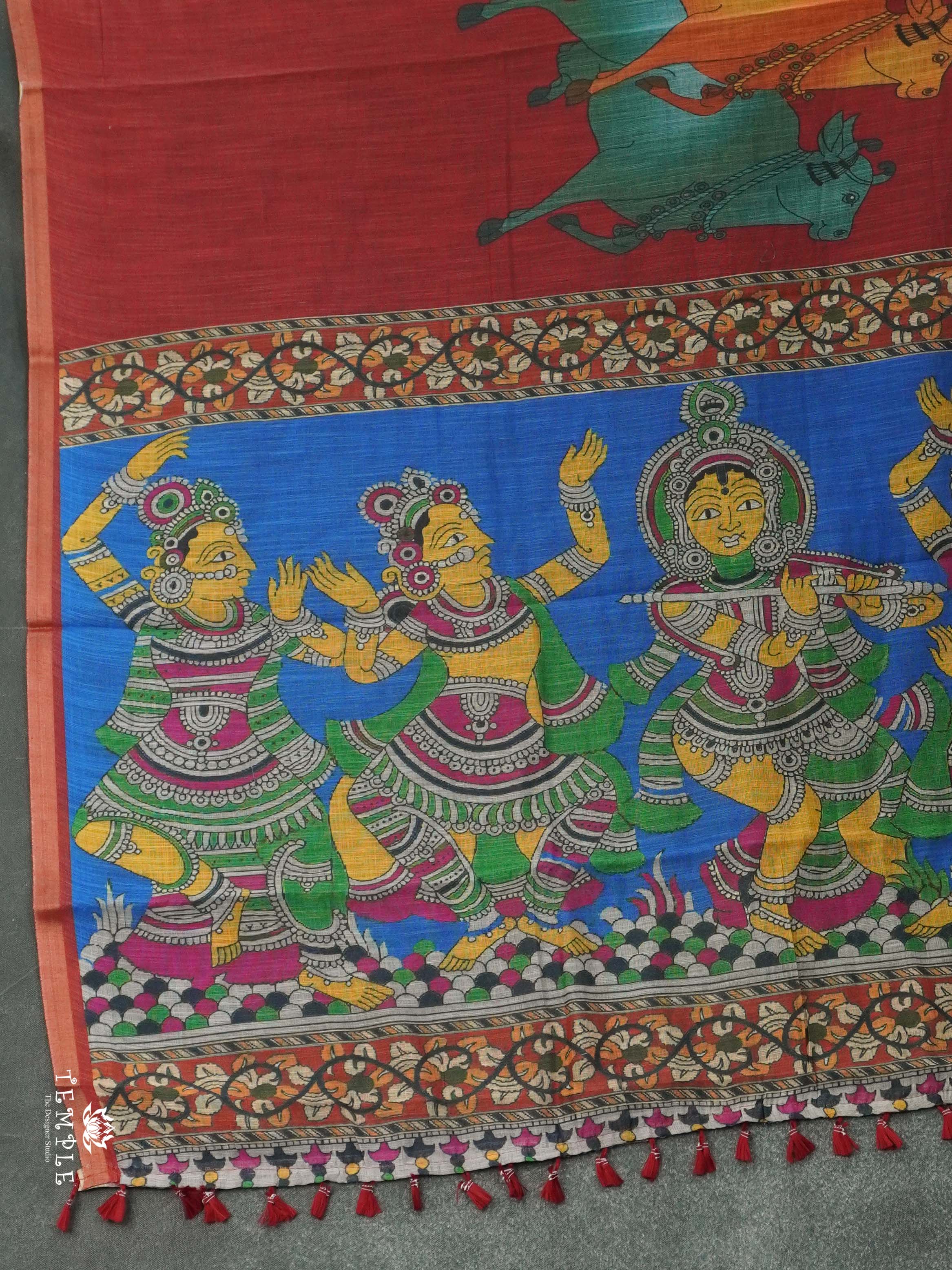 Linen Cotton Saree | TTDS2466