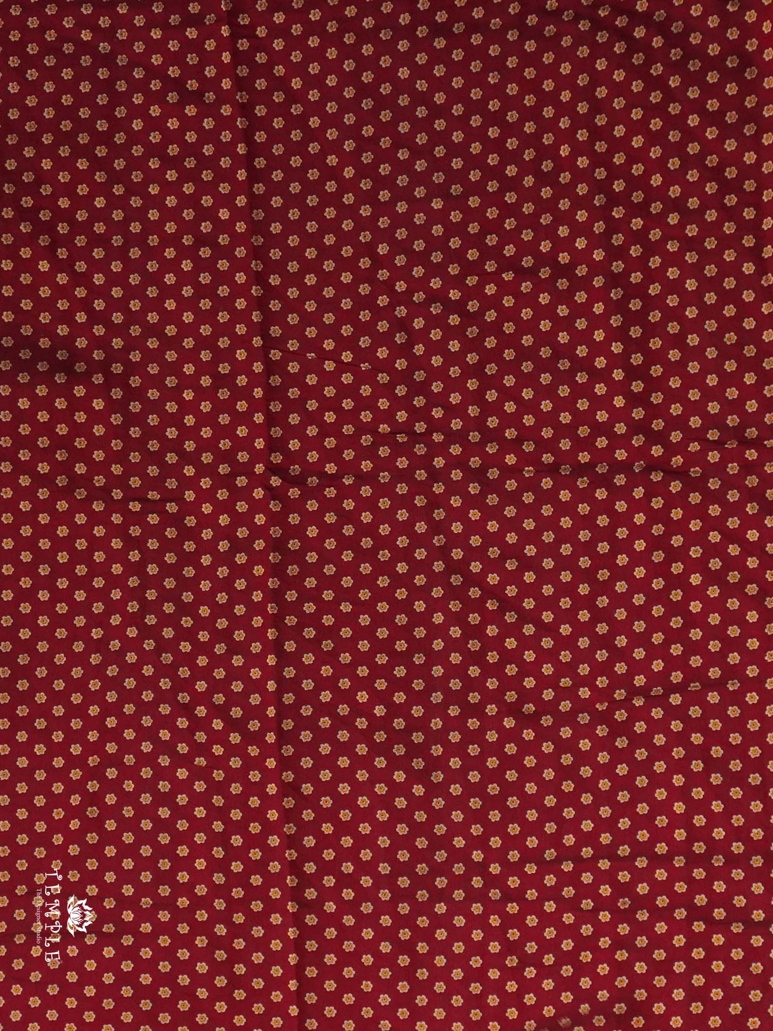 Chanderi Cotton Saree With Mirror Work | TTDS2467