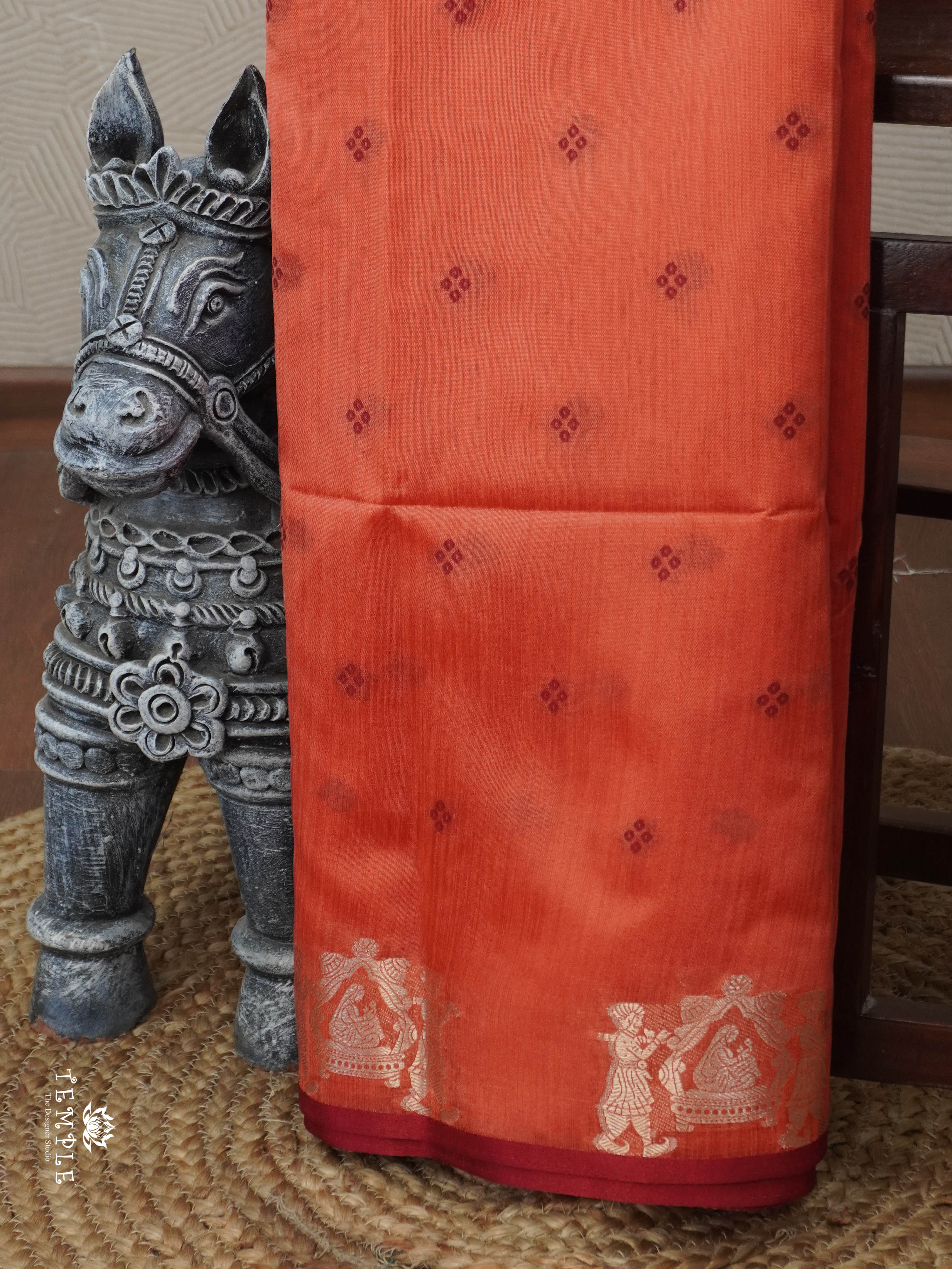 Raw Silk Saree | TTDS2969