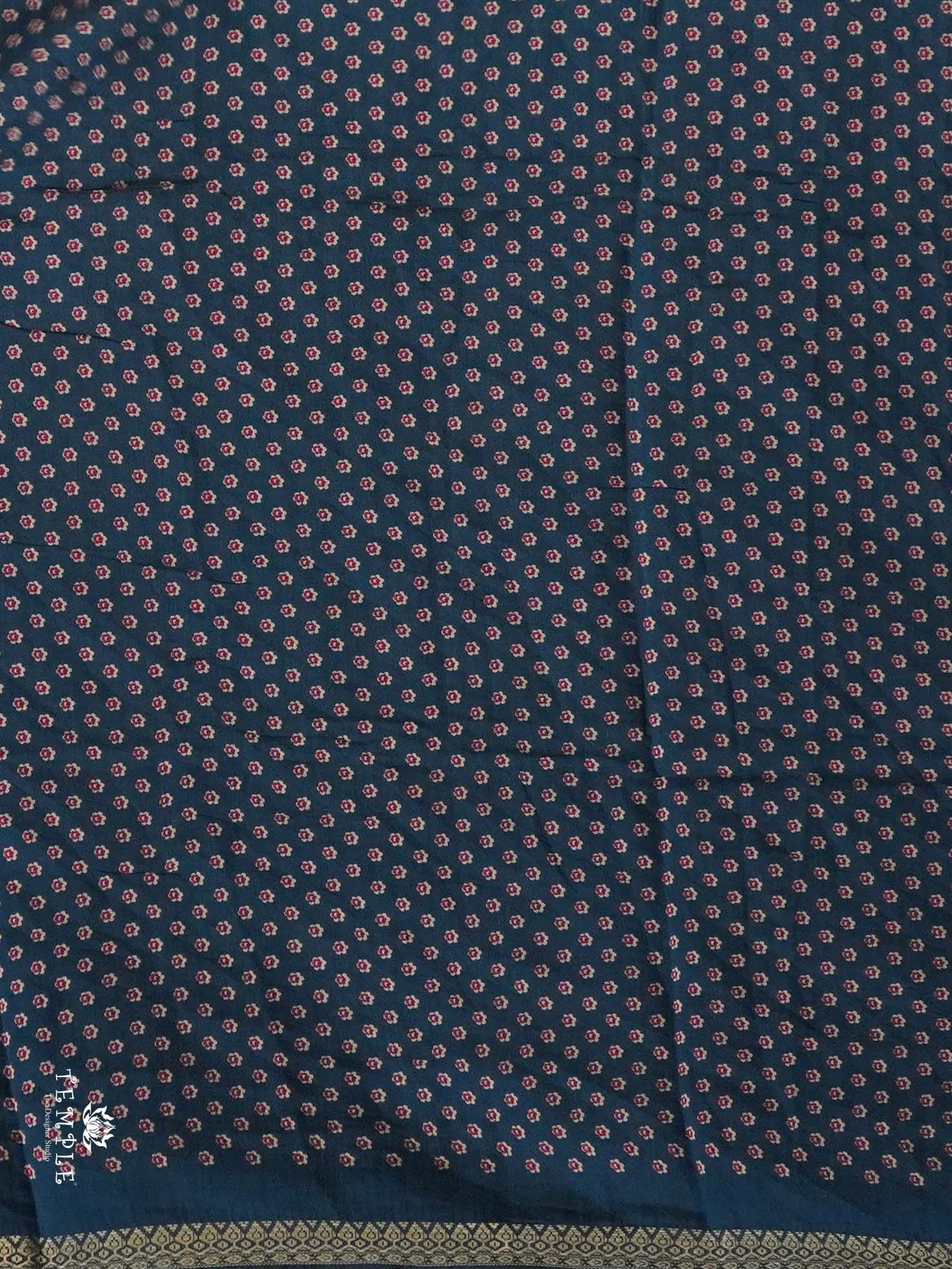 Chanderi Cotton Saree With Mirror Work | TTDS2467