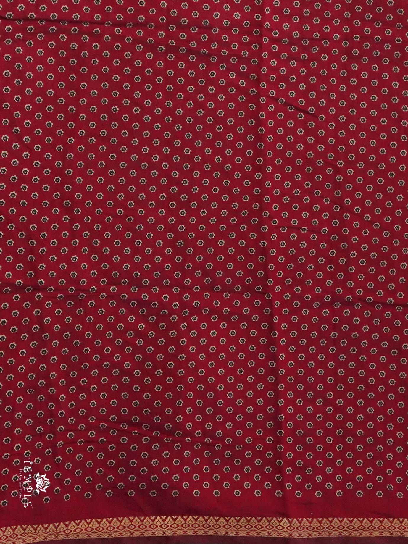Chanderi Cotton Saree With Mirror Work | TTDS2467