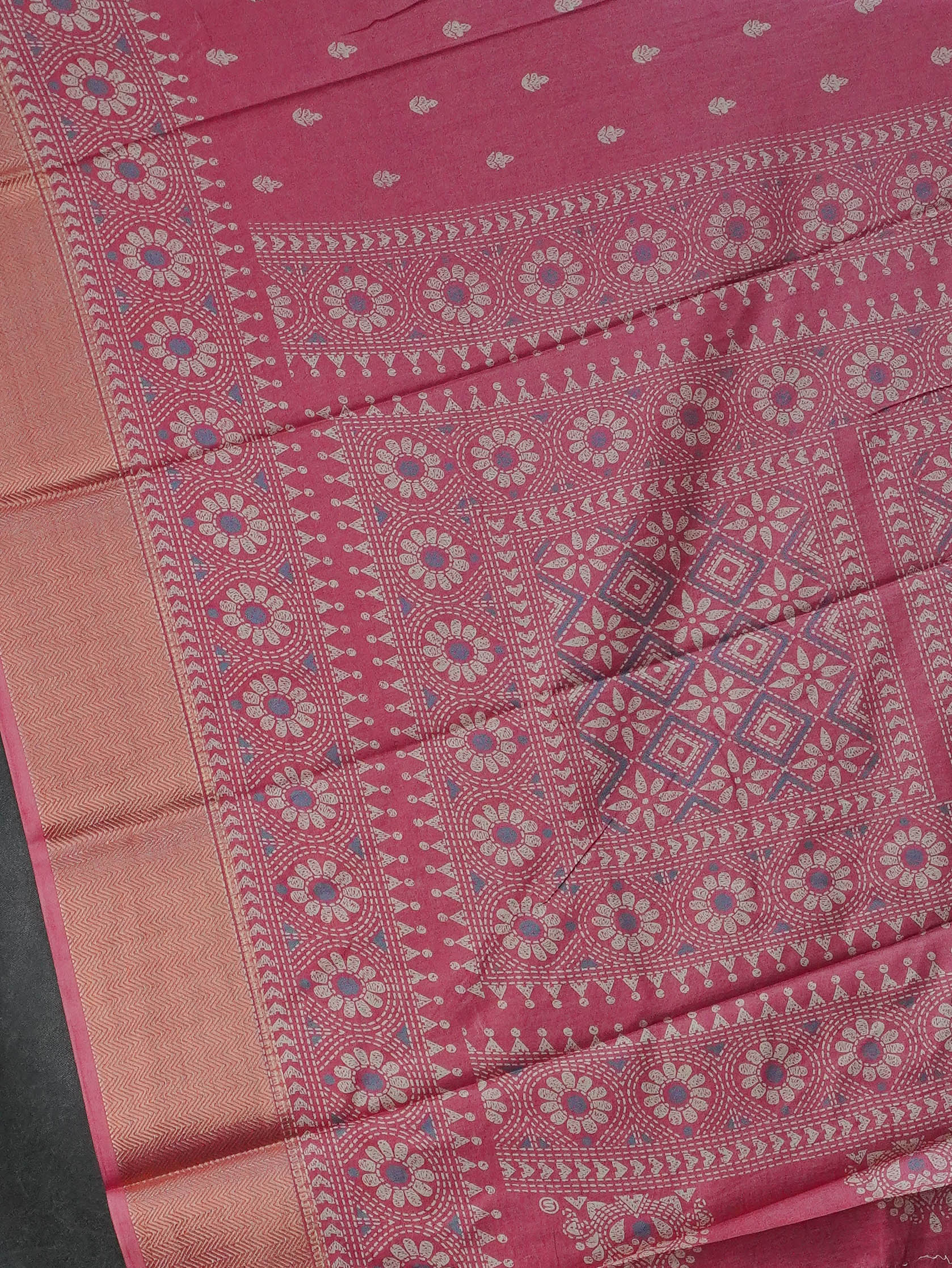 Printed Dola Saree | TTDS3397