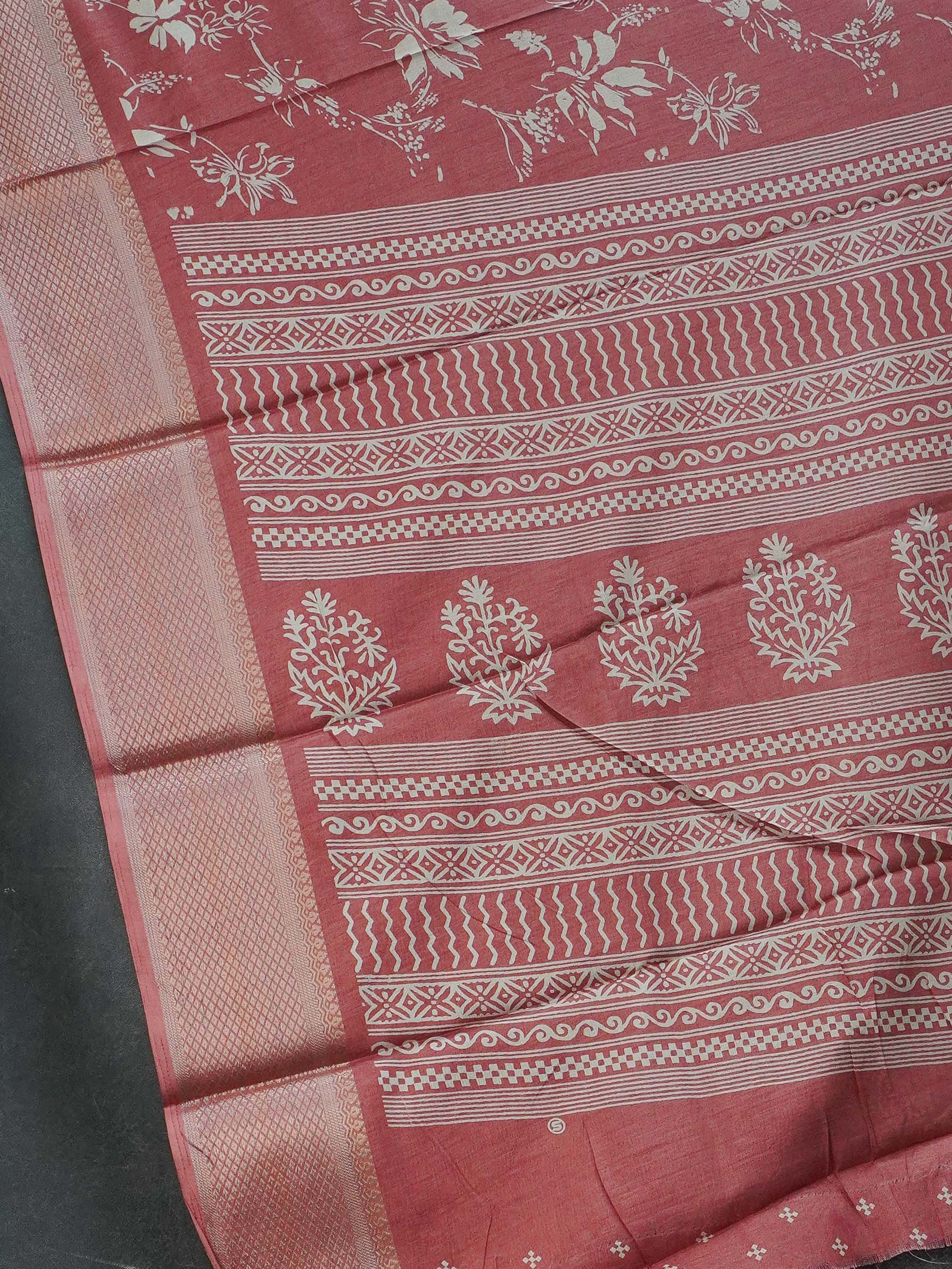 Printed Dola Saree | TTDS3395