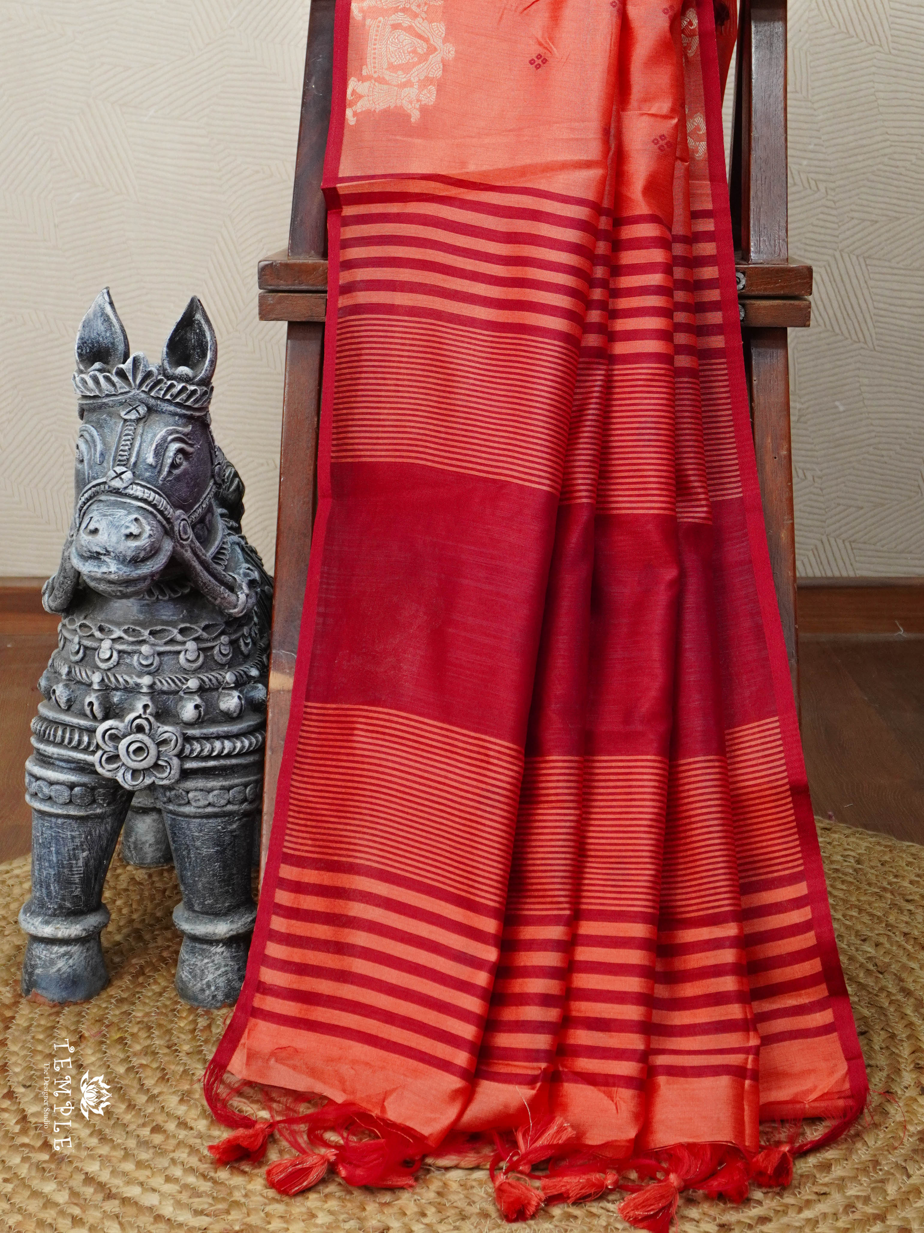 Raw Silk Saree | TTDS2969