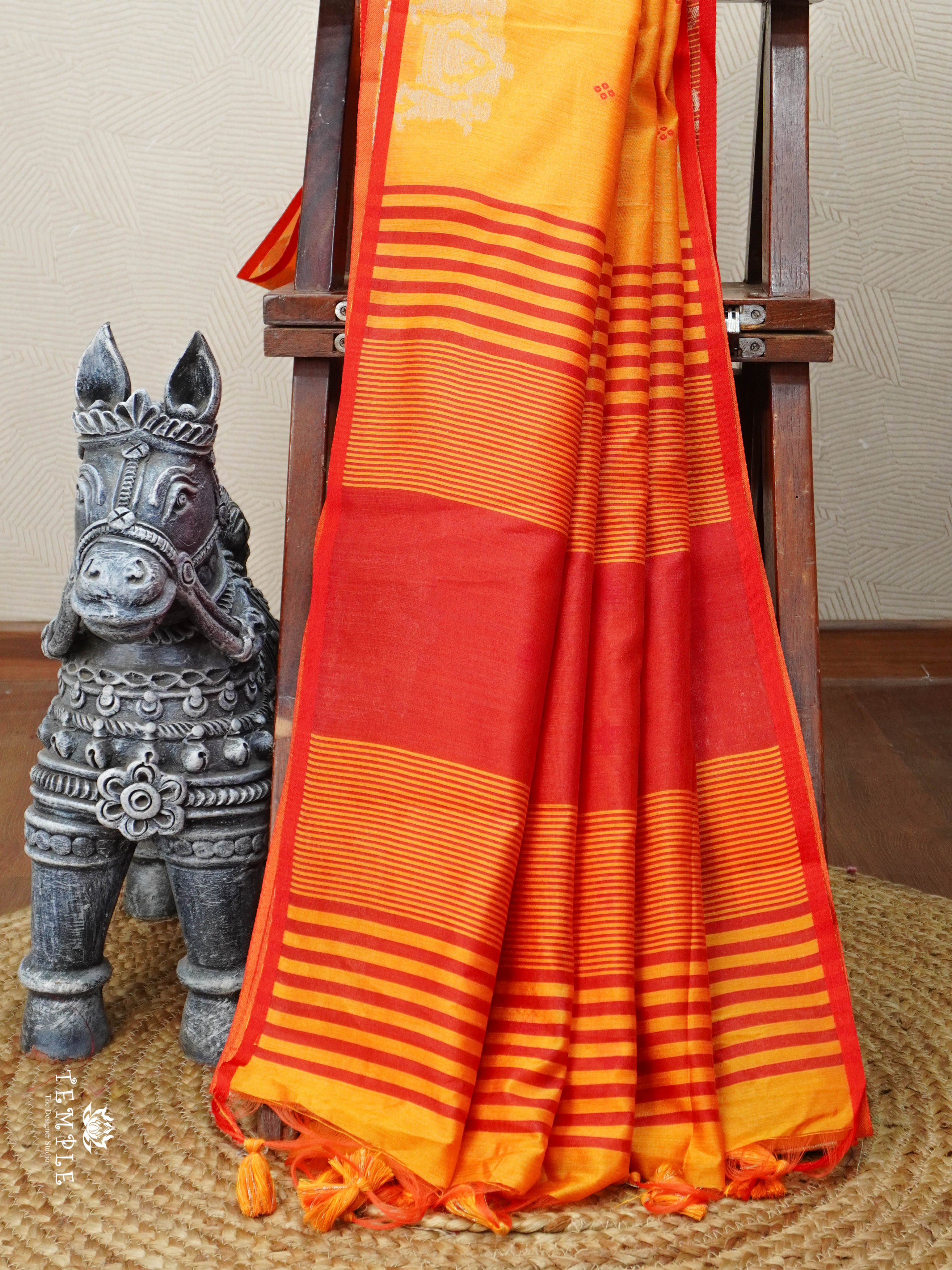 Raw Silk Saree | TTDS2969