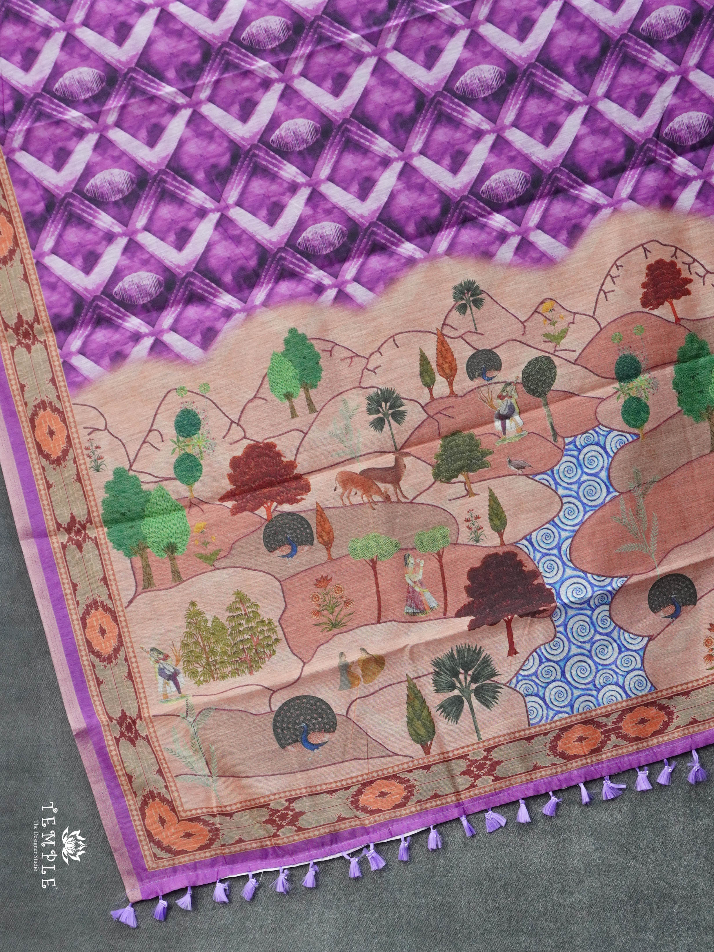 Chanderi Cotton Saree | TTDS2777