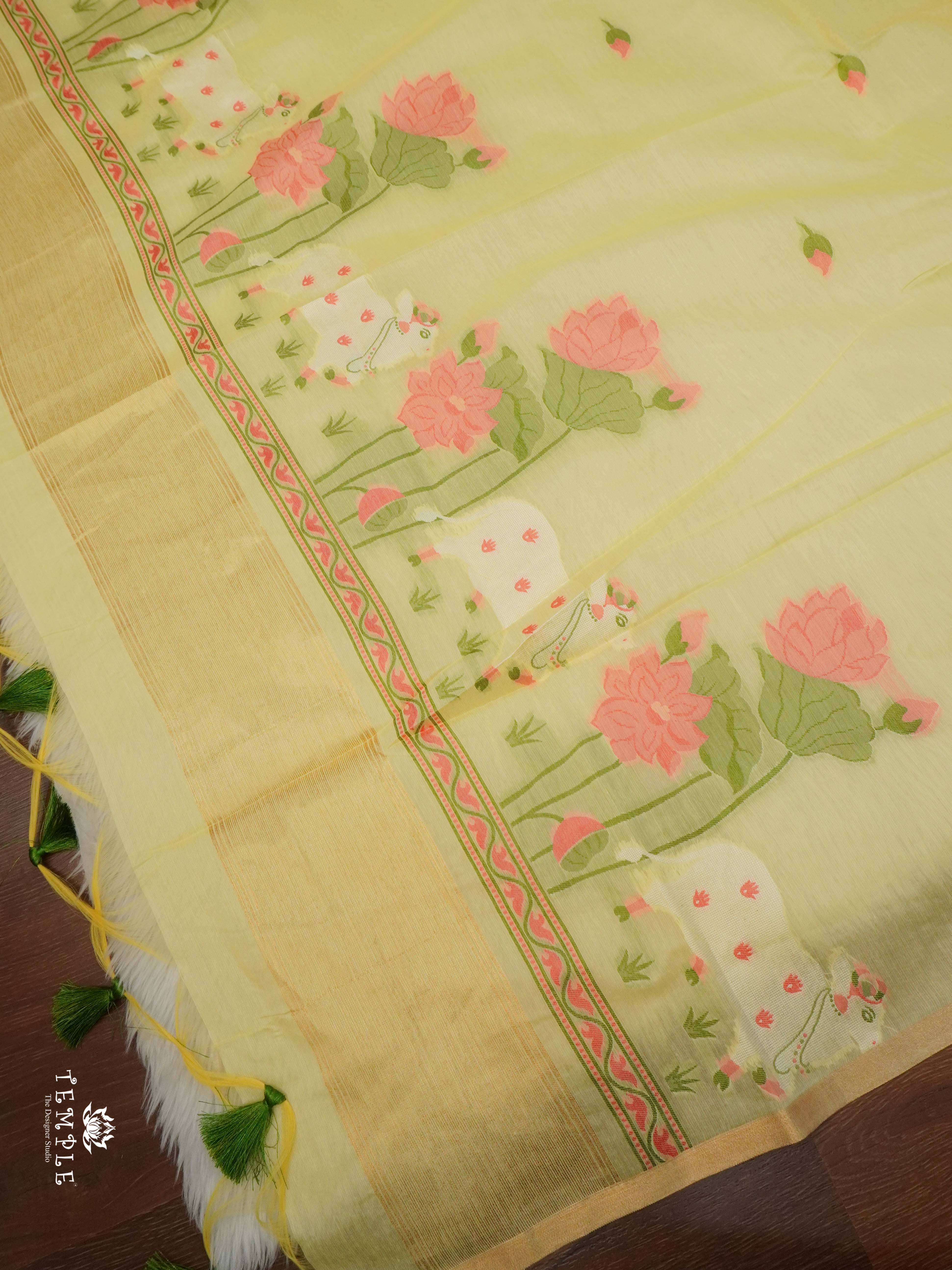 Chanderi Cotton Saree | TTDS2143