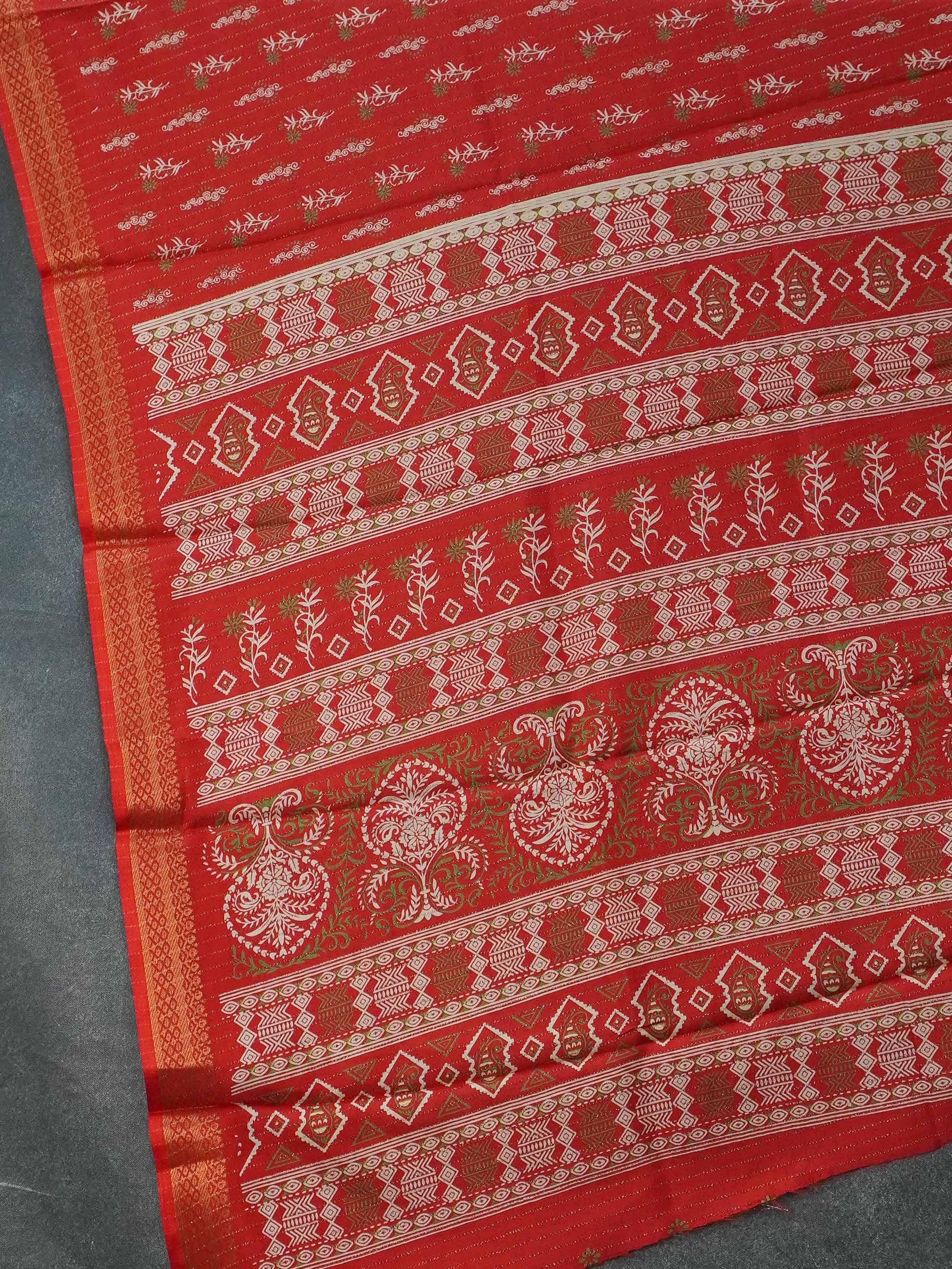 Printed Dola Saree | TTDS3401