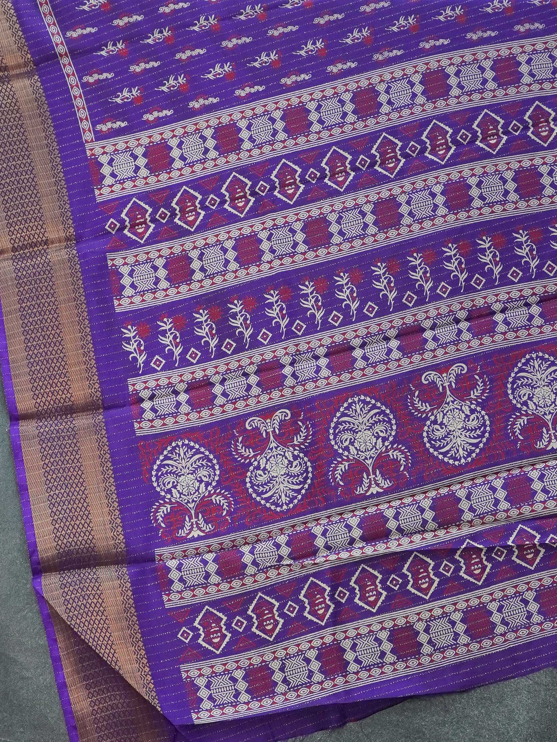 Printed Dola Saree | TTDS3401