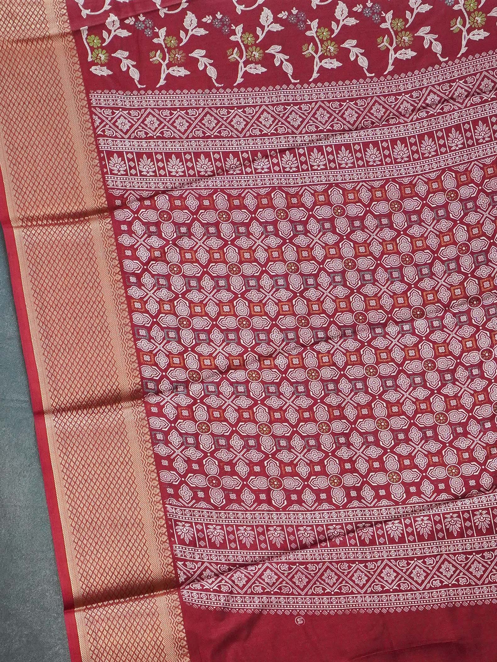 Printed Dola Saree | TTDS3394