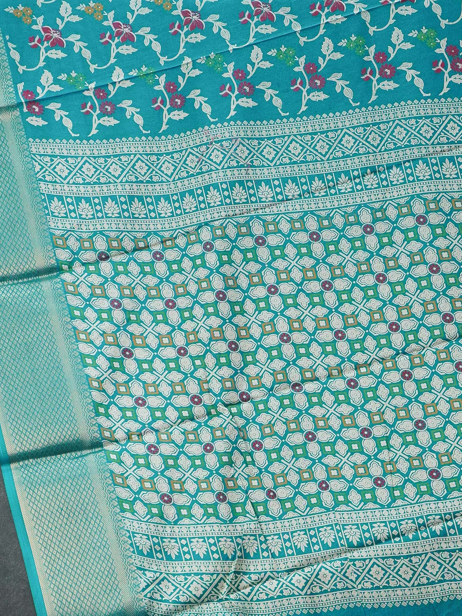 Printed Dola Saree | TTDS3394