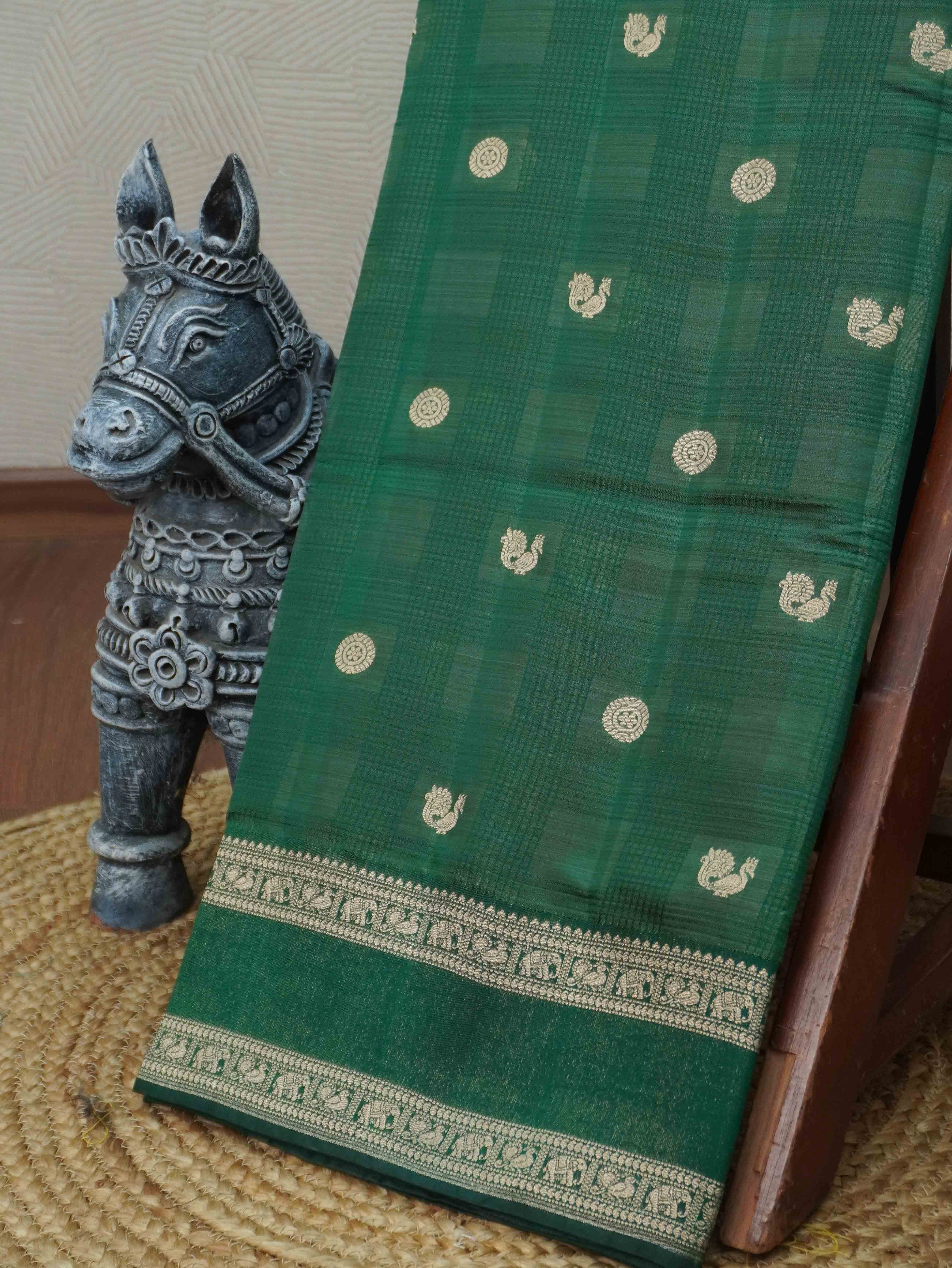 Semi Tussar Silk Saree | TTDS3405