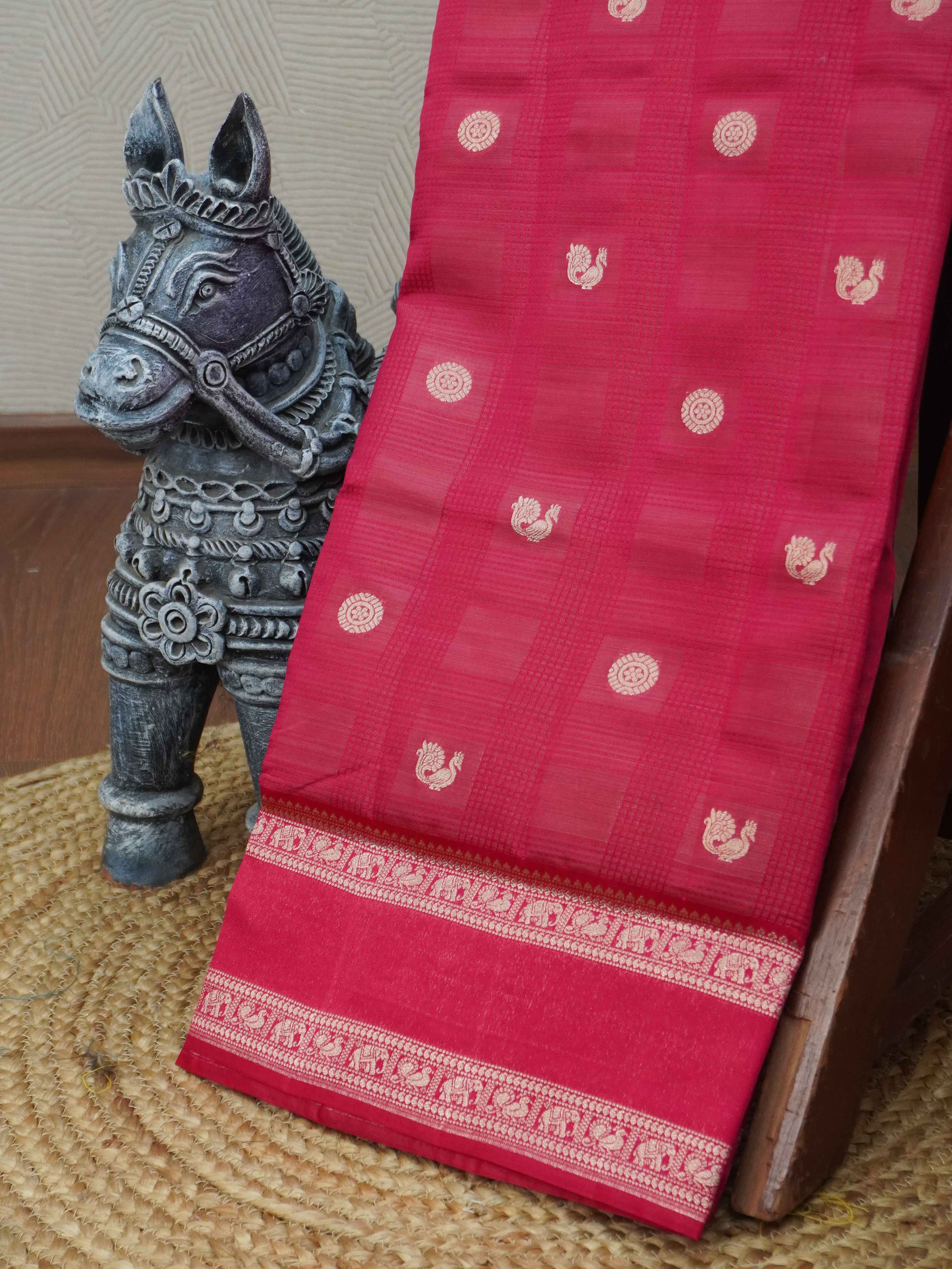 Semi Tussar Silk Saree | TTDS3405