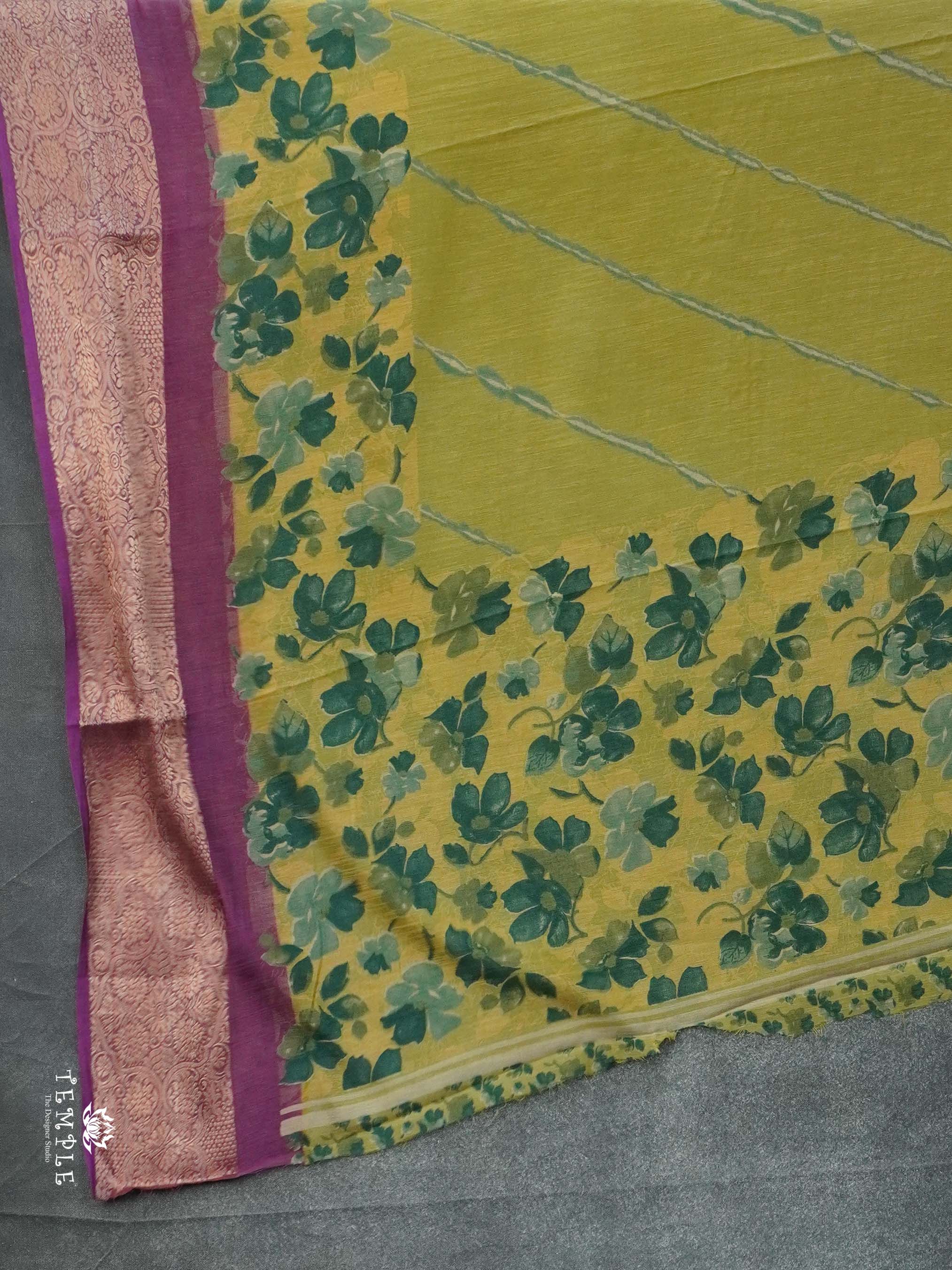 Floral Pattern Georgette Sarees | TTDS2518