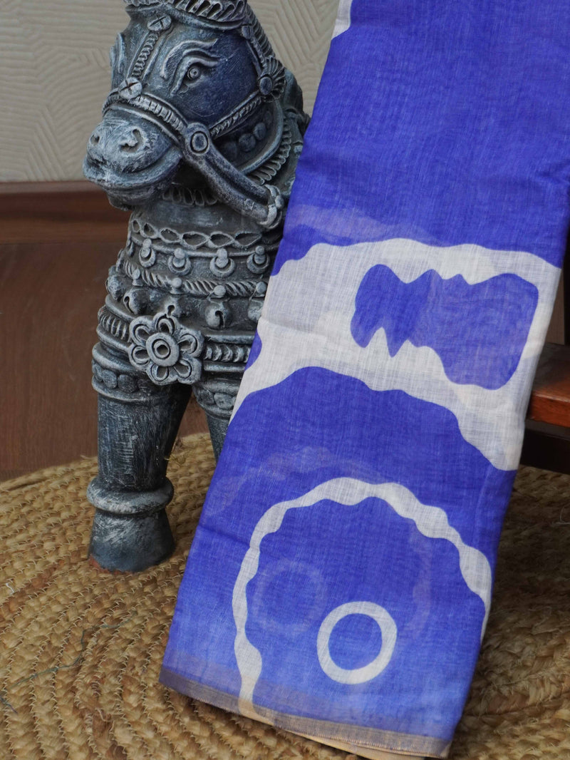 Chanderi Cotton Saree | TTDS3402