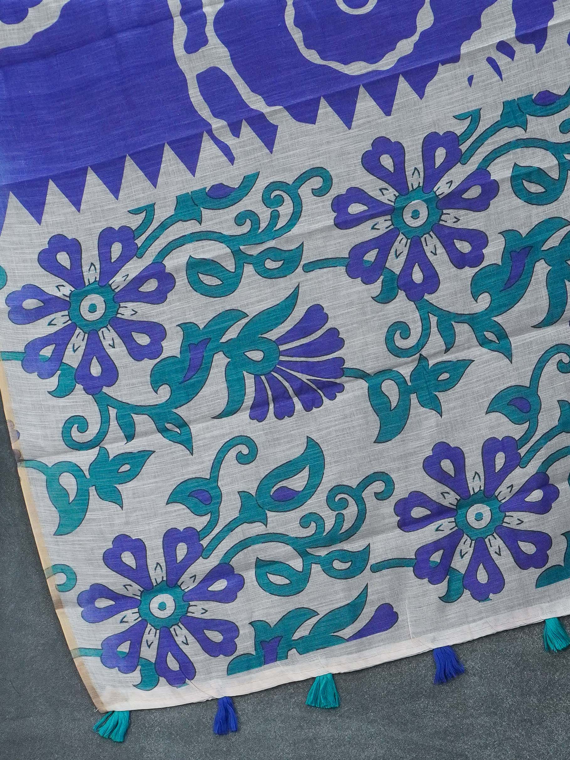 Chanderi Cotton Saree | TTDS3402