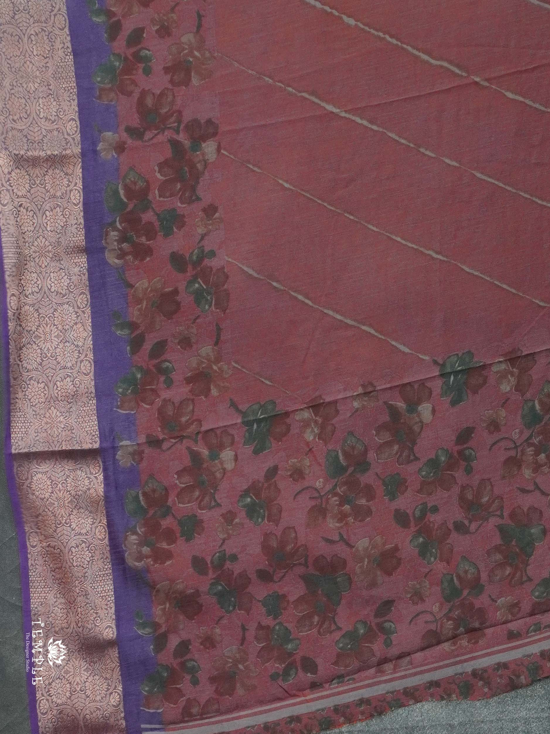 Floral Pattern Georgette Sarees | TTDS2518