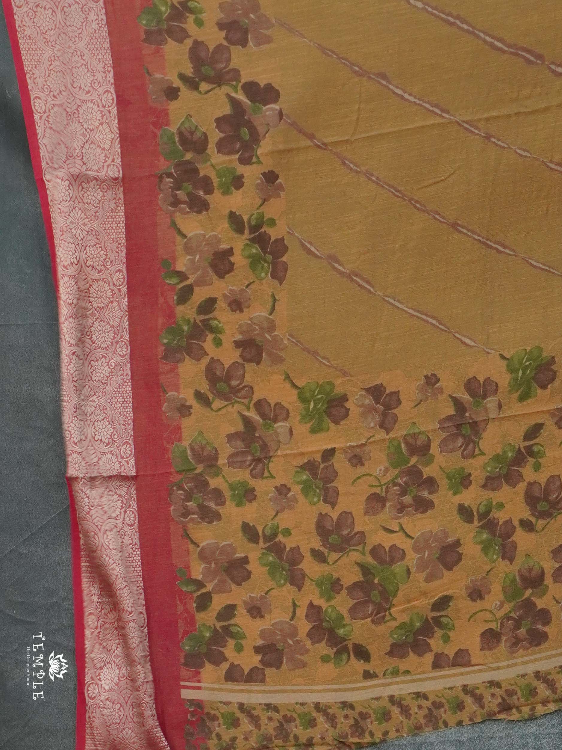 Floral Pattern Georgette Sarees | TTDS2518