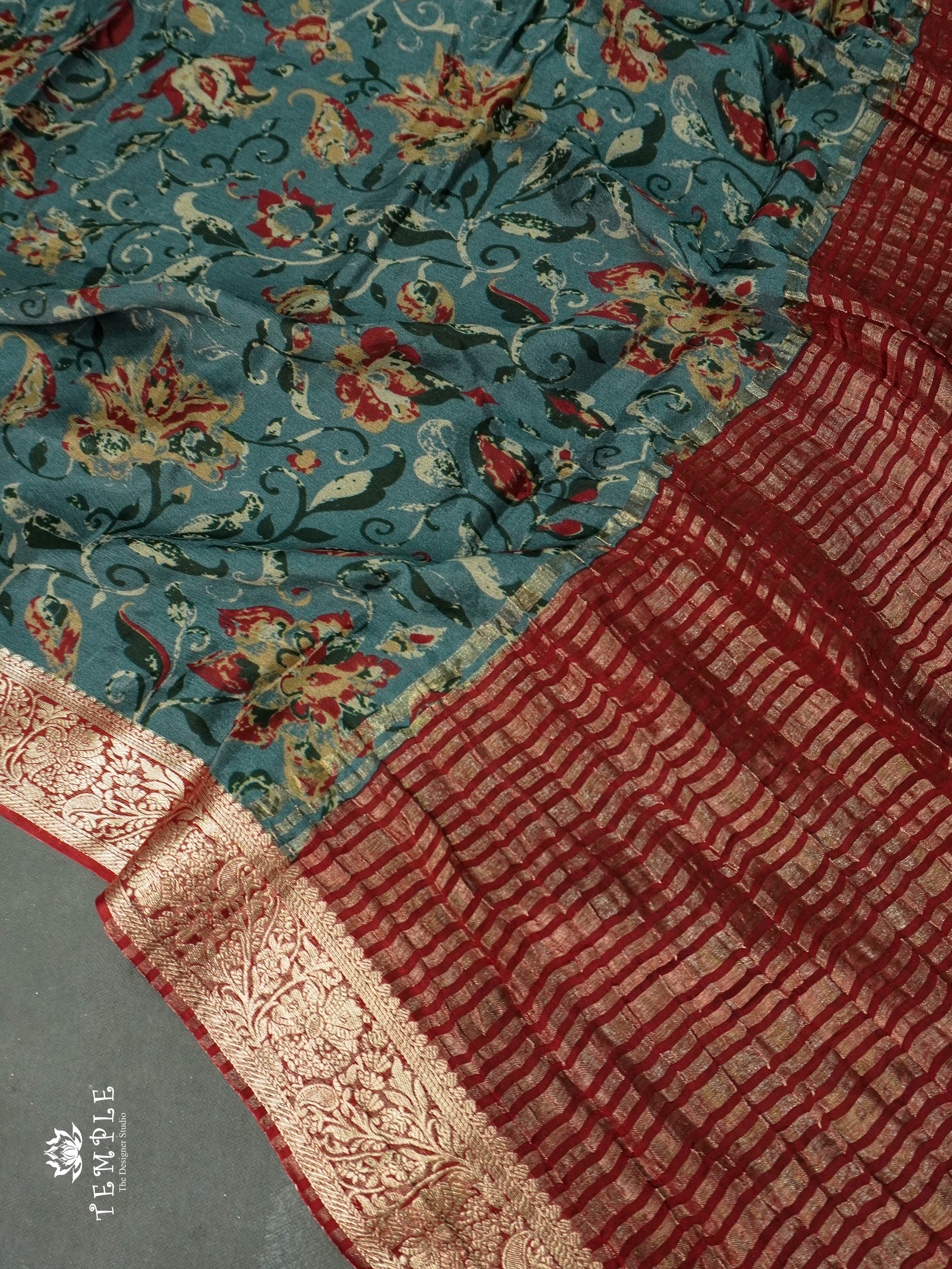 Wrinkle Crape Saree | TTDS1059